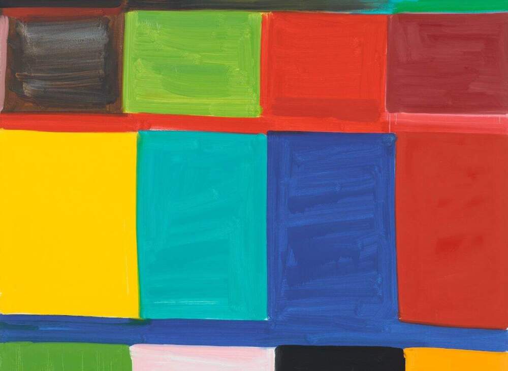 Stanley Whitney, &quot;Aretha,&quot; 2018. (Courtesy Lisson Gallery and Stanley Whitney Studio)