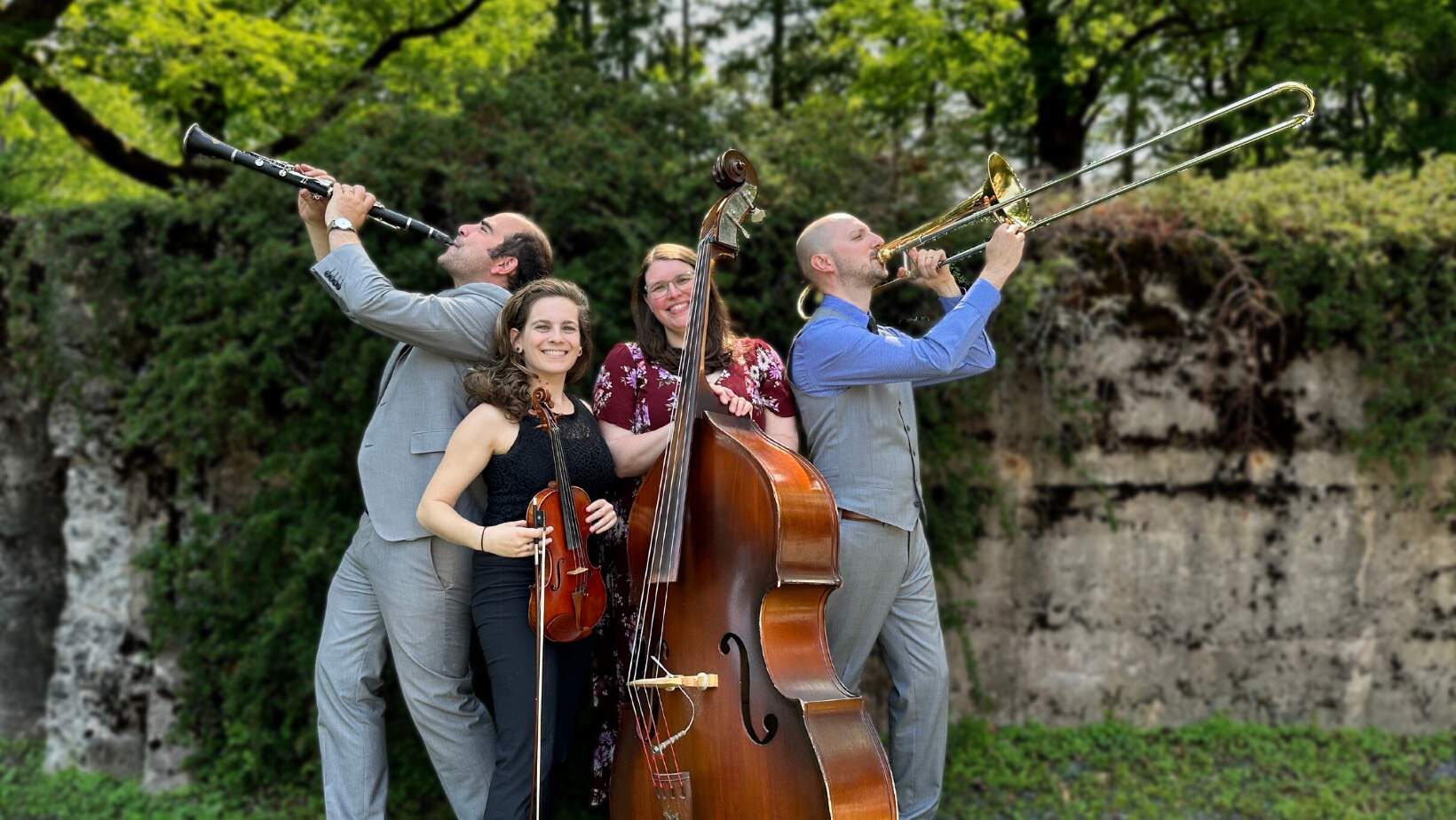 After much soul searching the Boston-based Ezekiel's Wheels Klezmer Band decided to go ahead with their performance at the Kennedy Center. (Courtesy Abigale Reisman)
