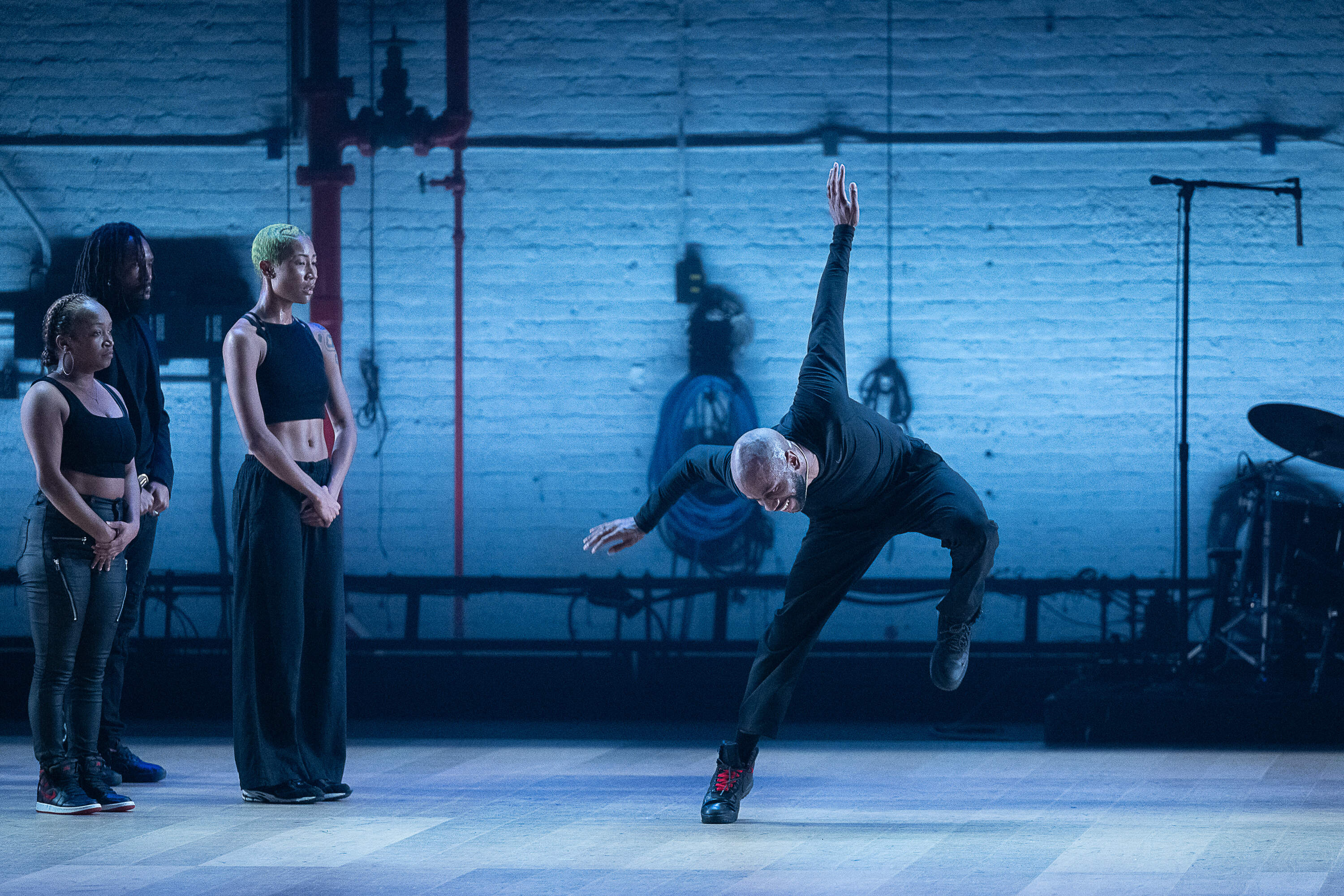 Members of Dorrance Dance Company in "The Center Will Not Hold" during the Fall for Dance Festival in New York. (Courtesy Christopher Duggan)