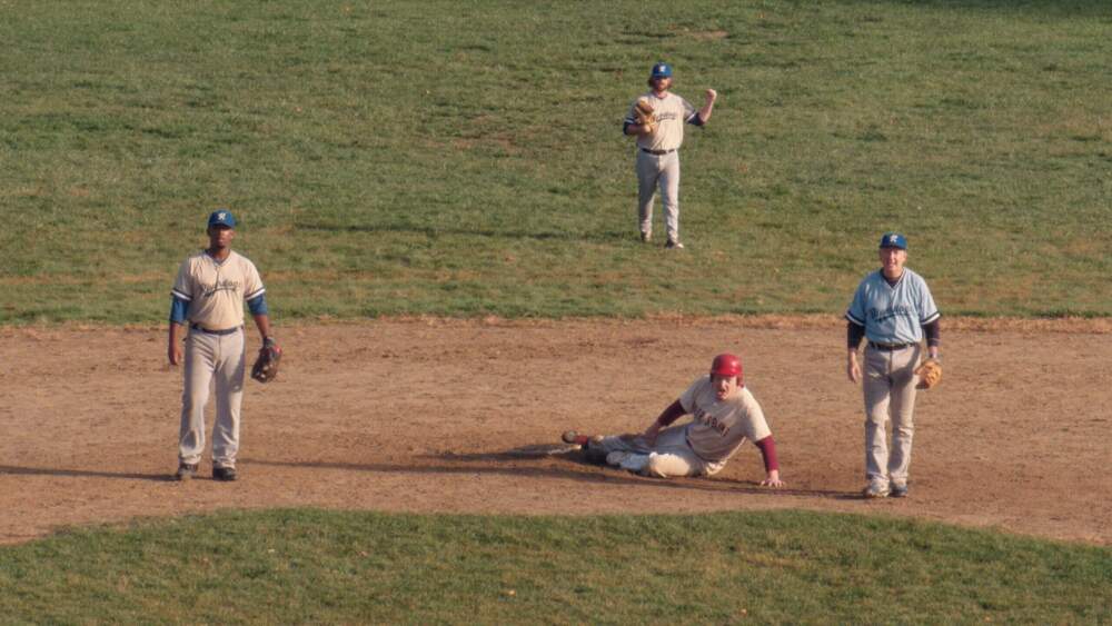 A still from Carson Lund's film "Eephus." (Courtesy Music Box Films)