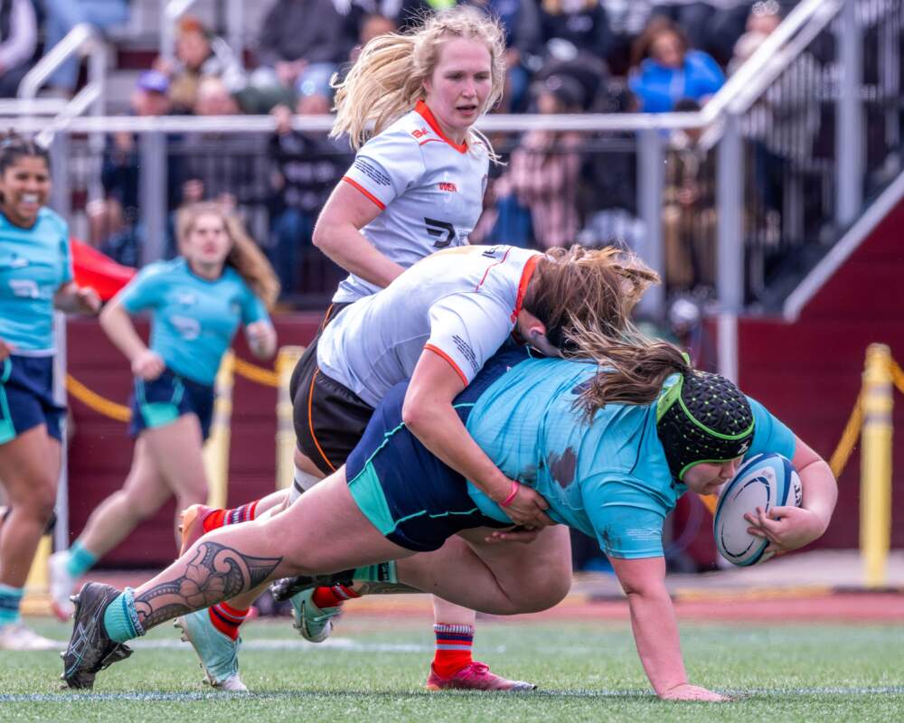 The Boston Banshees played the New York Exiles on Saturday, March 22. (Courtesy Greg Sabin)