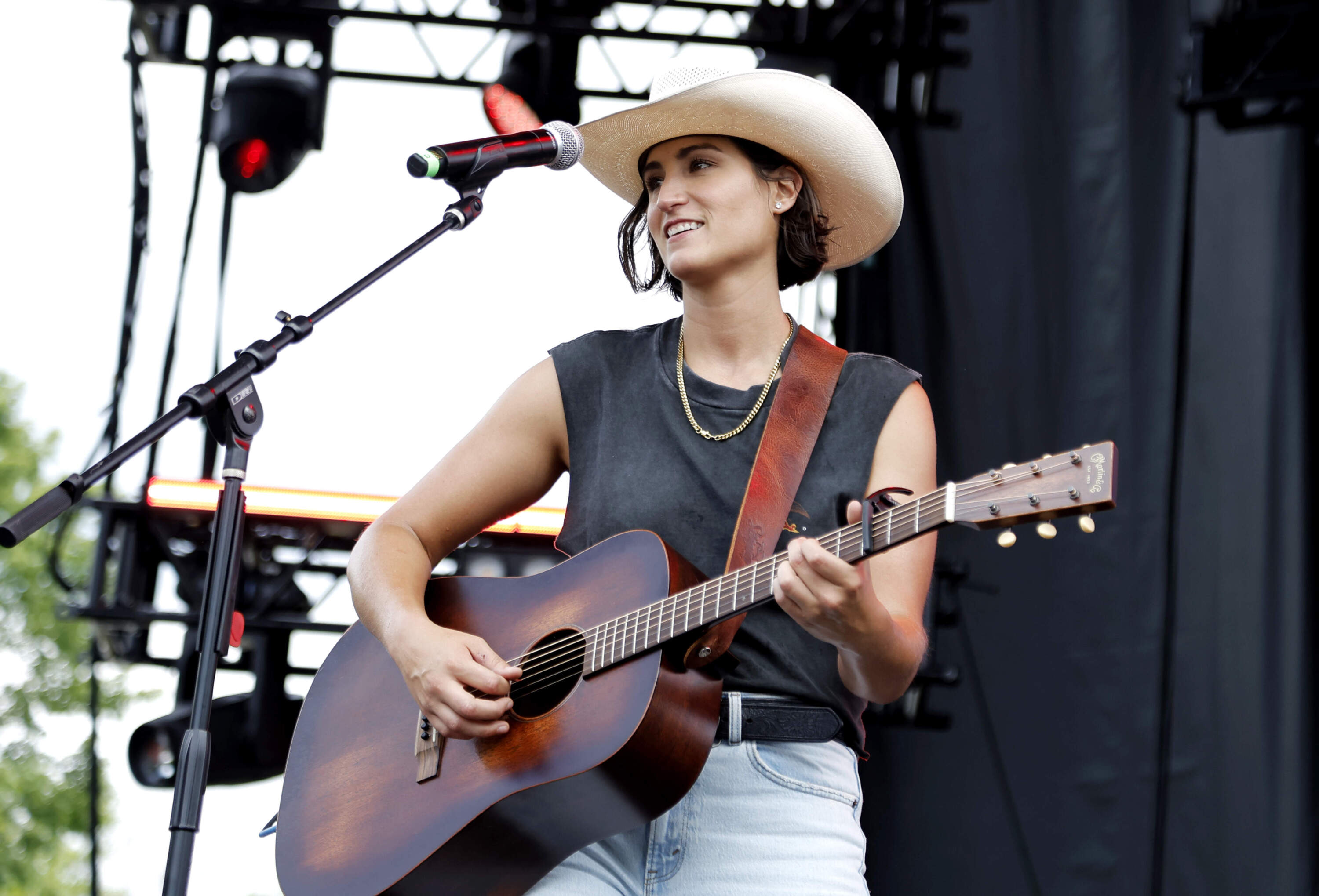 Angie K performs at the Nashville Pride Festival 2024 on June 23, 2024 in Nashville, Tennessee. (Tibrina Hobson/Getty Images)