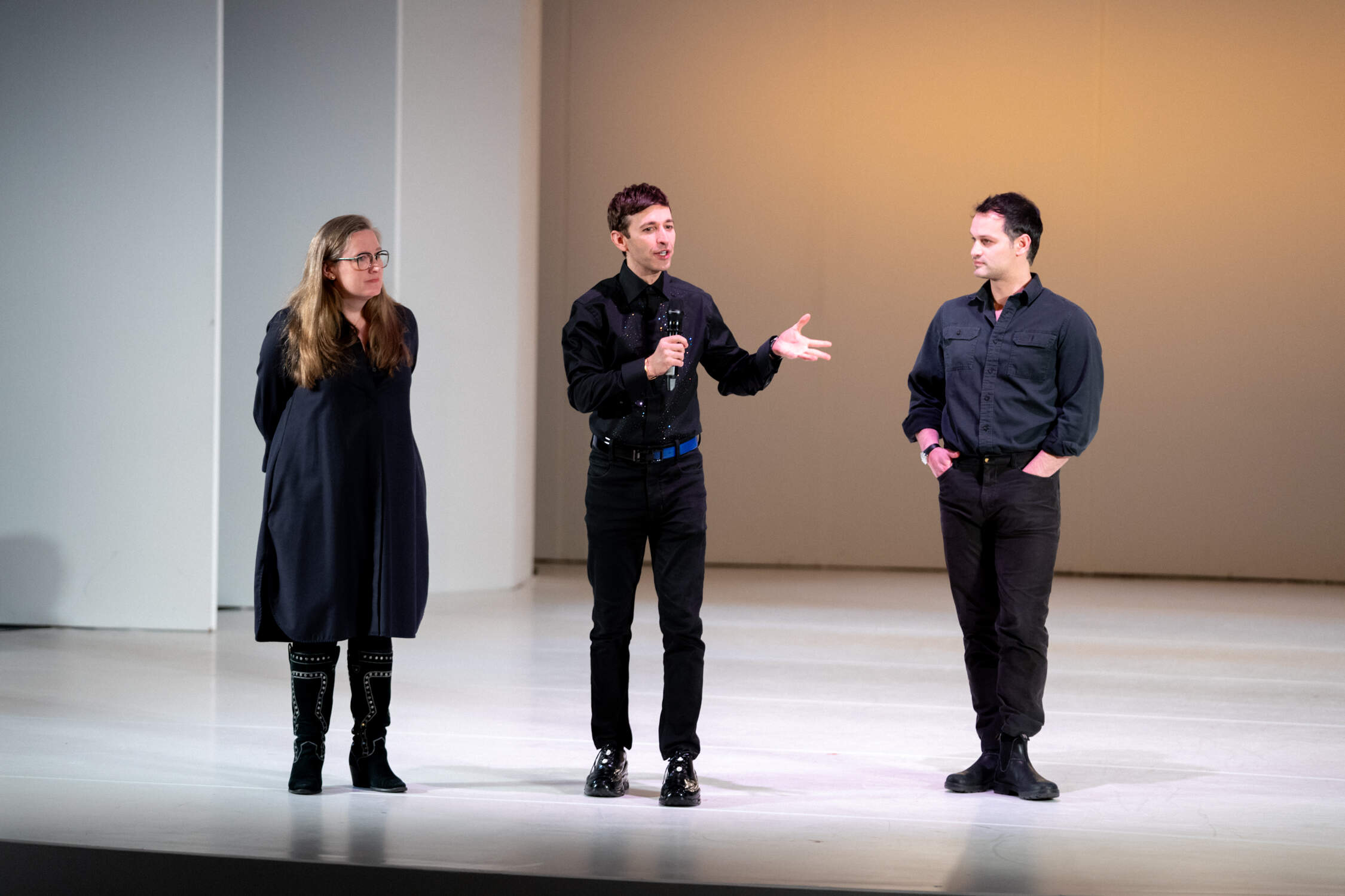 Sarah Ruhl, Anthony Roth Costanzo and Zack Winokur are behind the production. (Courtesy Titus Ogilvie-Laing)