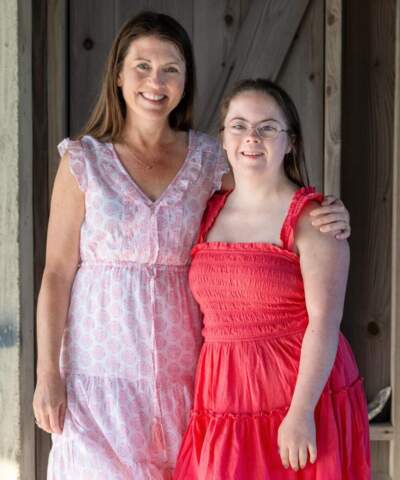 The author and her daughter, Penny, who attends the Emerging Pathways Program at Post University. (Cloe Poisson/Courtesy Amy Julia Becker)