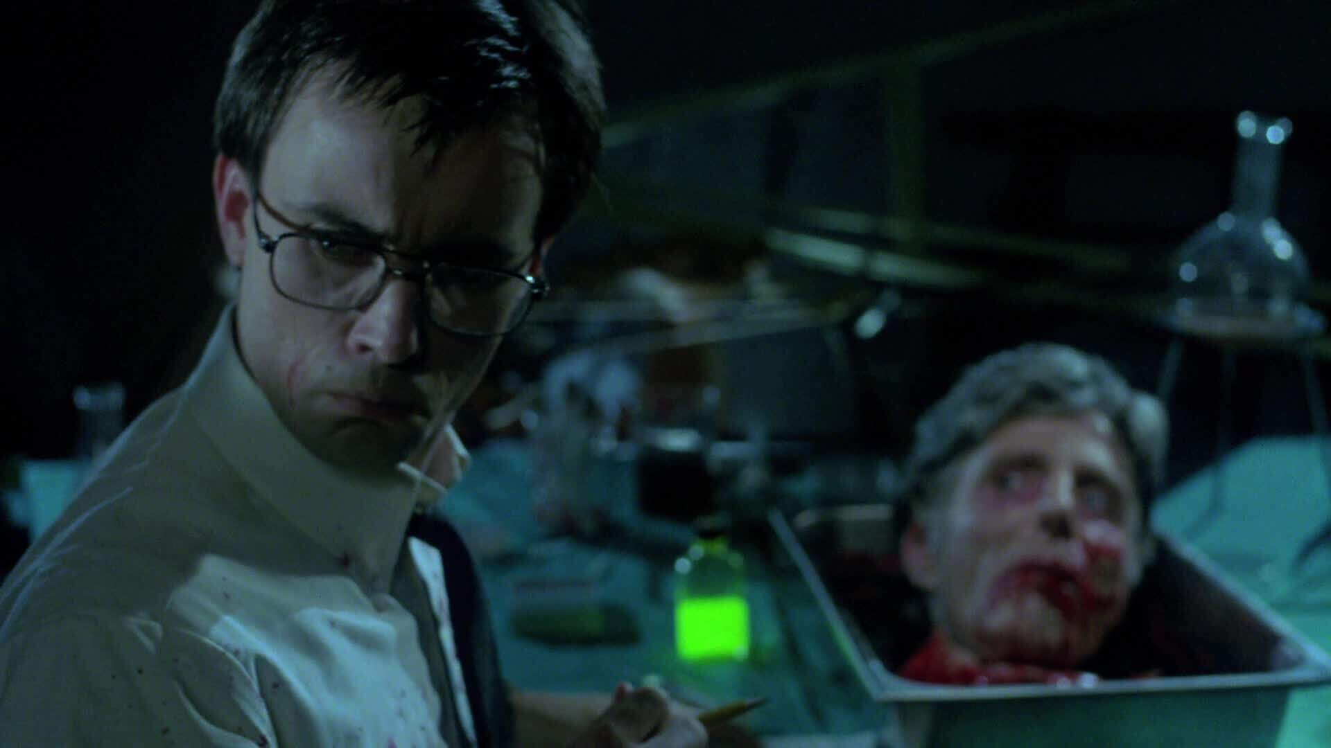 A still from director Stuart Gordon's 1985 film "Re-Animator." (Courtesy of Ignite Films and Eagle Rock Pictures)