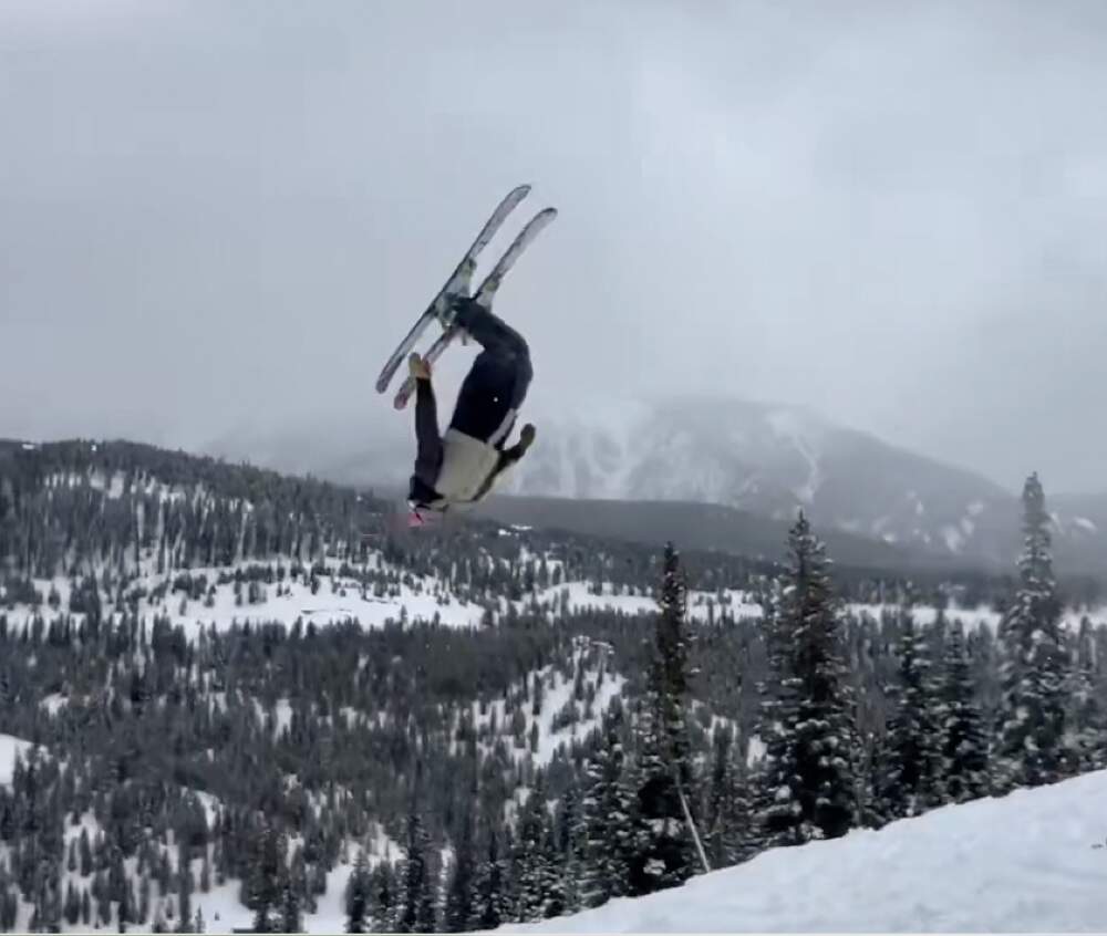 The author's son skiing in Big Sky, Montana. (Courtesy Tracy McArdle Brady)