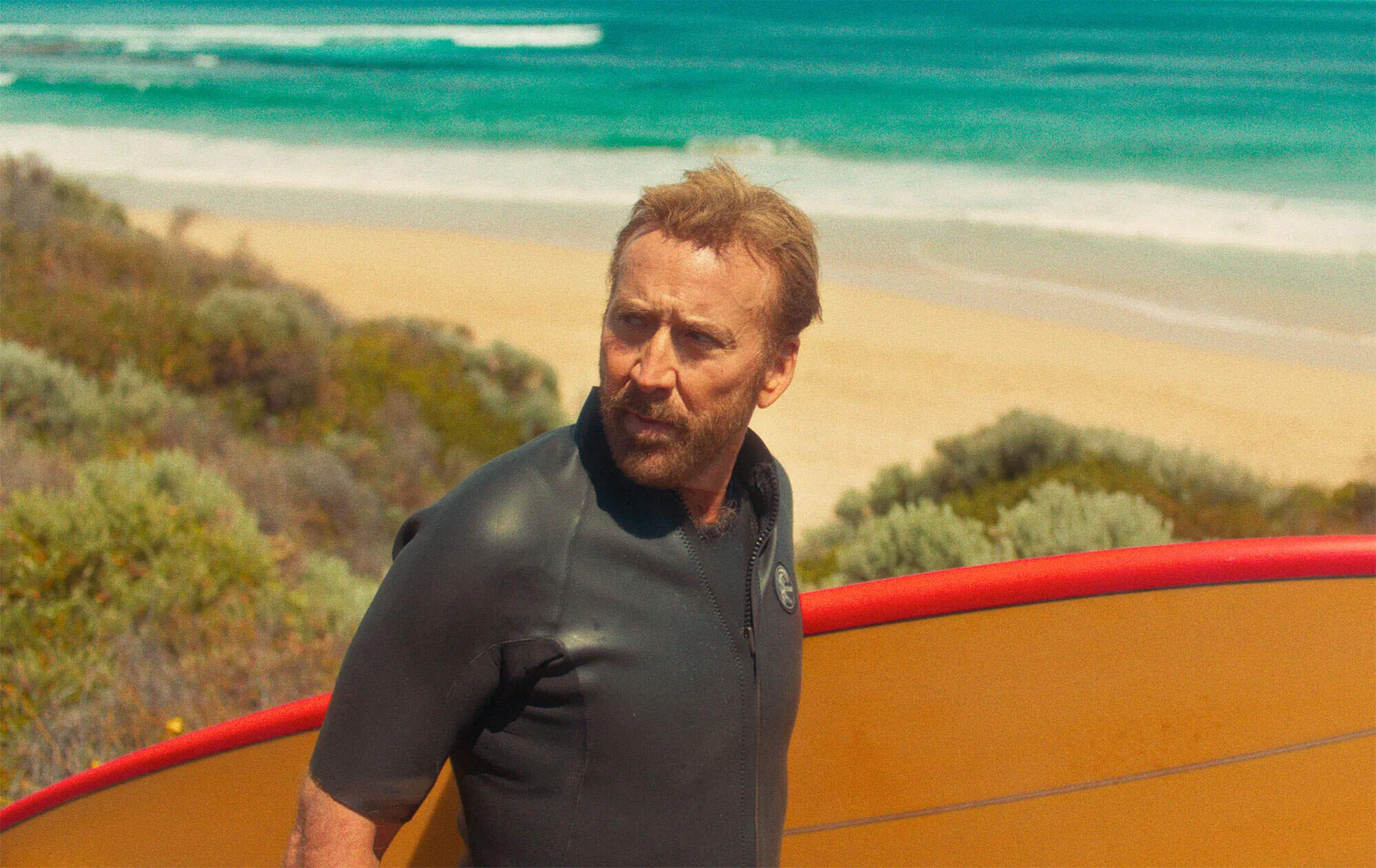 Nicolas Cage in "The Surfer." (Courtesy of Roadside Attractions)