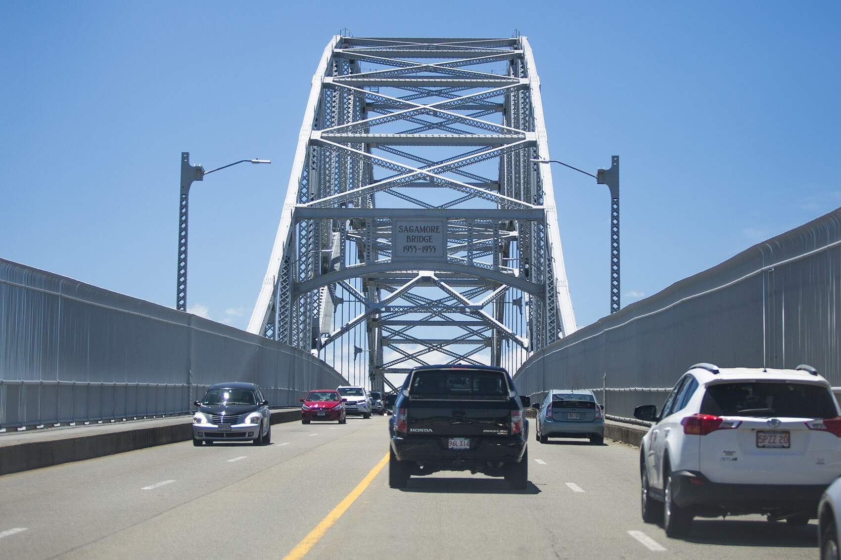 The Sagamore Bridge. (Jesse Costa/WBUR)