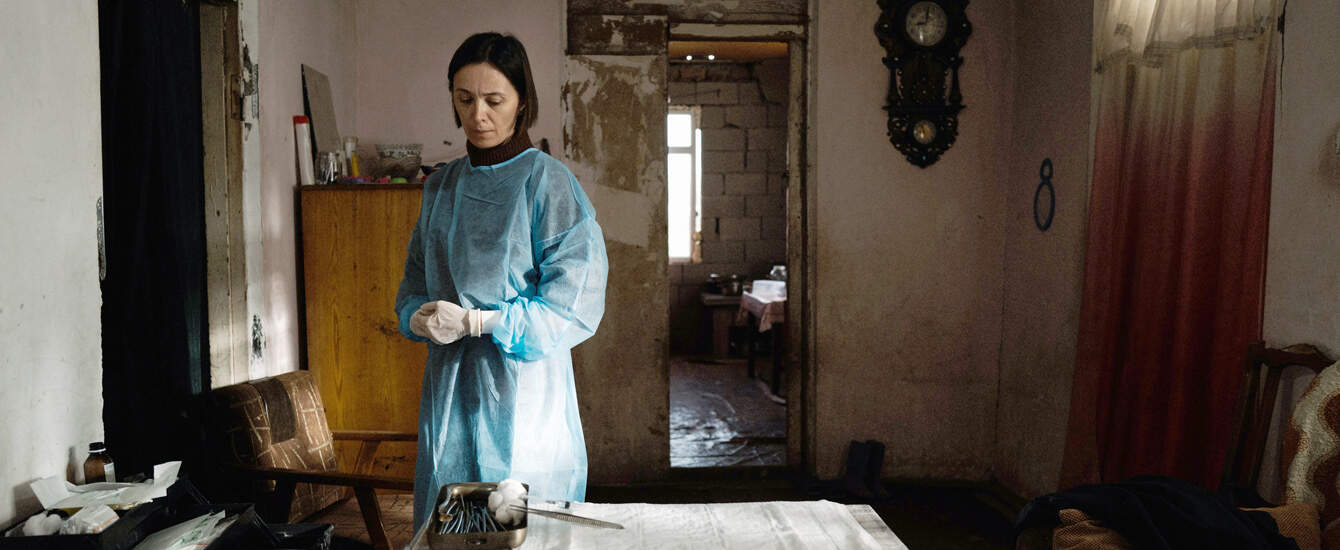 A still from director Dea Kulumbegashvili's film "April." (Courtesy IFFBoston)