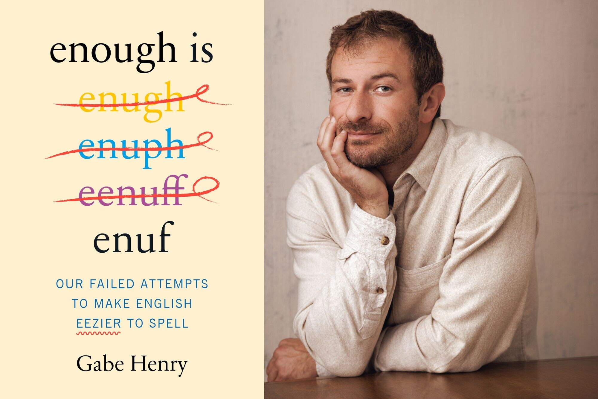 The cover of "Enough is Enuf" and author Gabe Henry. (Courtesy of Harper Collins and Gabe Henry)