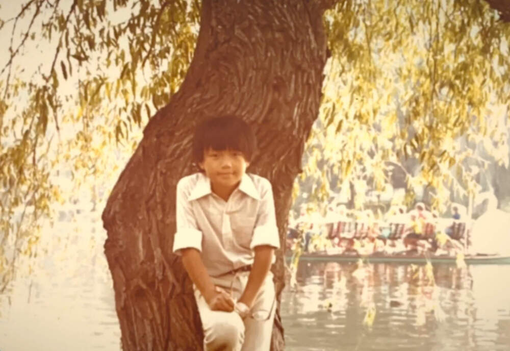 Van Le in the Boston Public Gardens. (Courtesy of Mai Le)