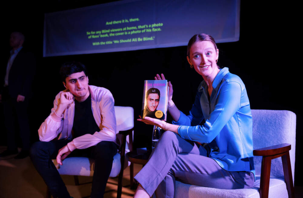 Aarian Mehrabani and Chloe Palmer in FlawBored's "It's a Motherf**king Pleasure." (Courtesy Alex Brenner)