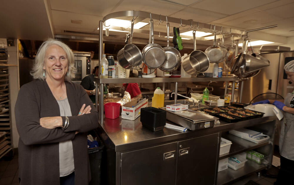 Jennifer Hanlon Wigon, CEO of Women's Lunch Place. (Pat Greenhouse/The Boston Globe via Getty Images)