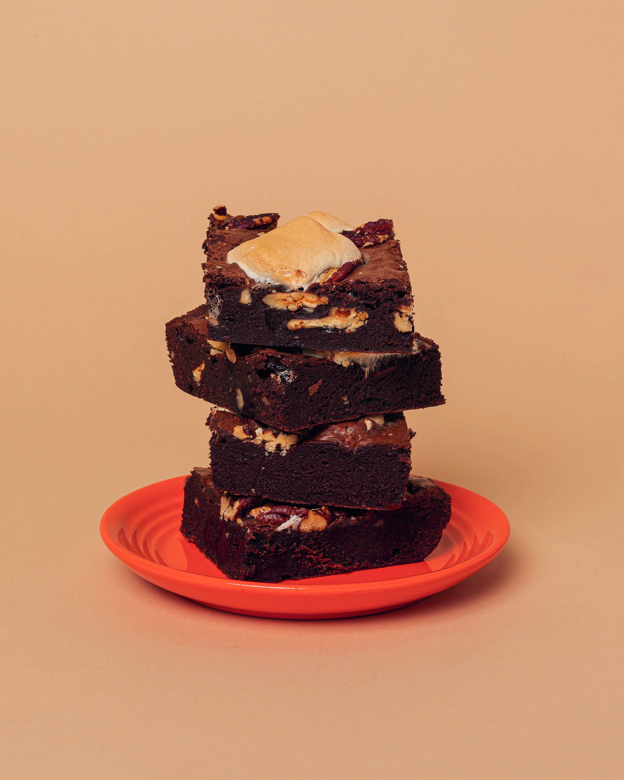 Marshmallow pecan brownies. (Courtesy of Alan Gastelum)