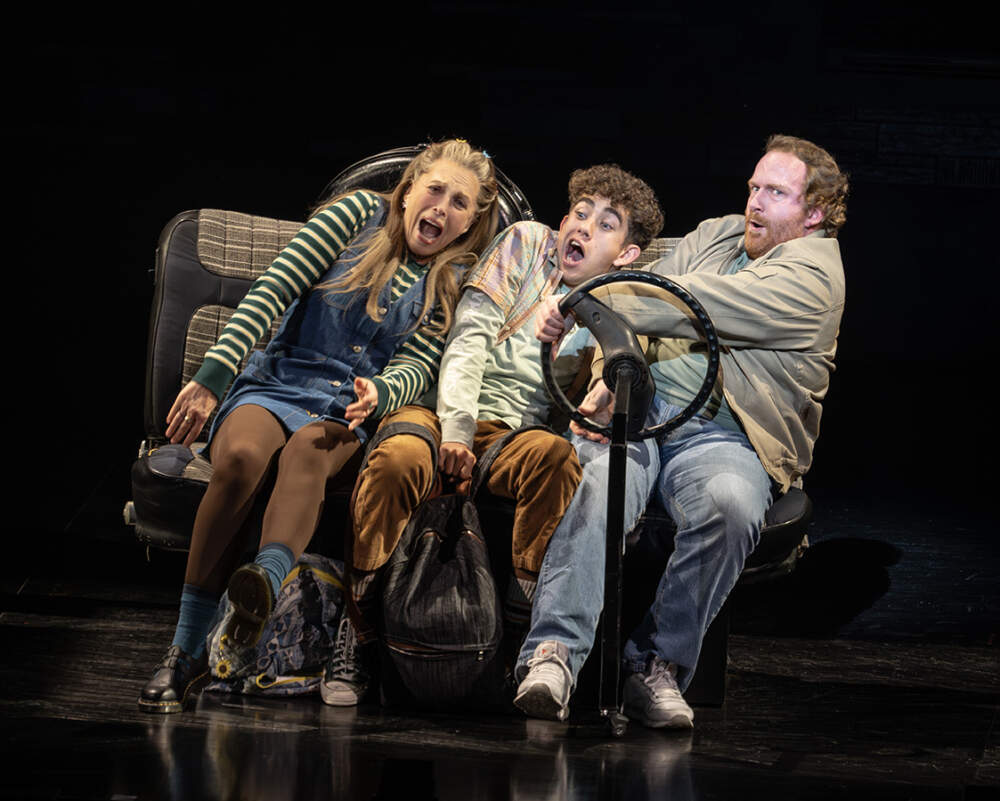 Carolee Carmello, Miguel Gil and Jim Hogan in the national touring production of &quot;Kimberly Akimbo.&quot; (Courtesy Joan Marcus)