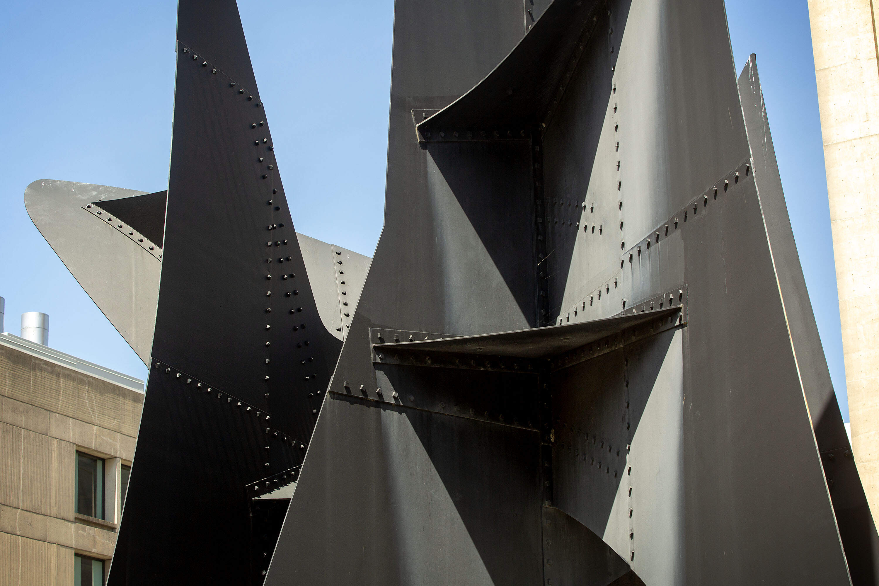 Alexander Calder's The Big Sail, on MIT's campus. (Robin Lubbock/WBUR)