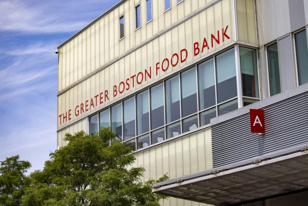 The Greater Boston Food Bank in Boston. (Jesse Costa/WBUR)