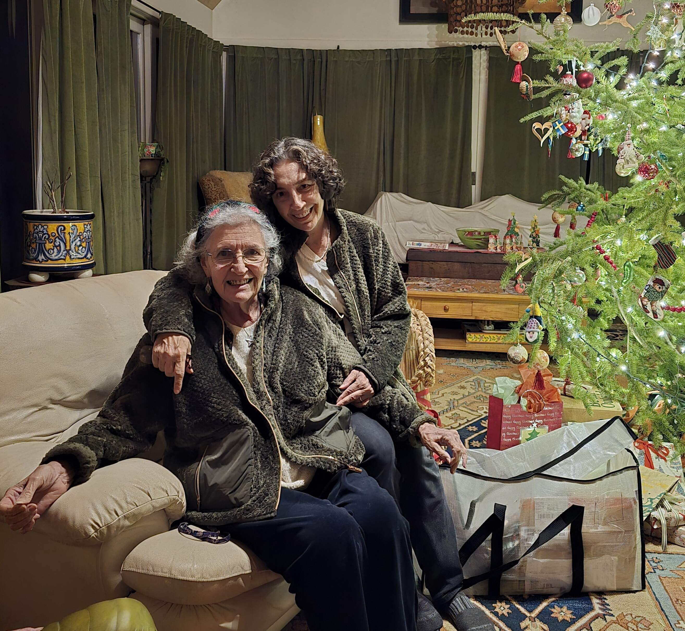 Norma Swenson photographed with her daughter Sarah in 2024. (Courtesy Sarah Swenson)