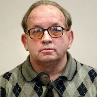 James Talbot is shown in Suffolk Superior Court on Jan. 11, 2005, in Boston. (Matt Stone/The Boston Globe via AP, Pool)