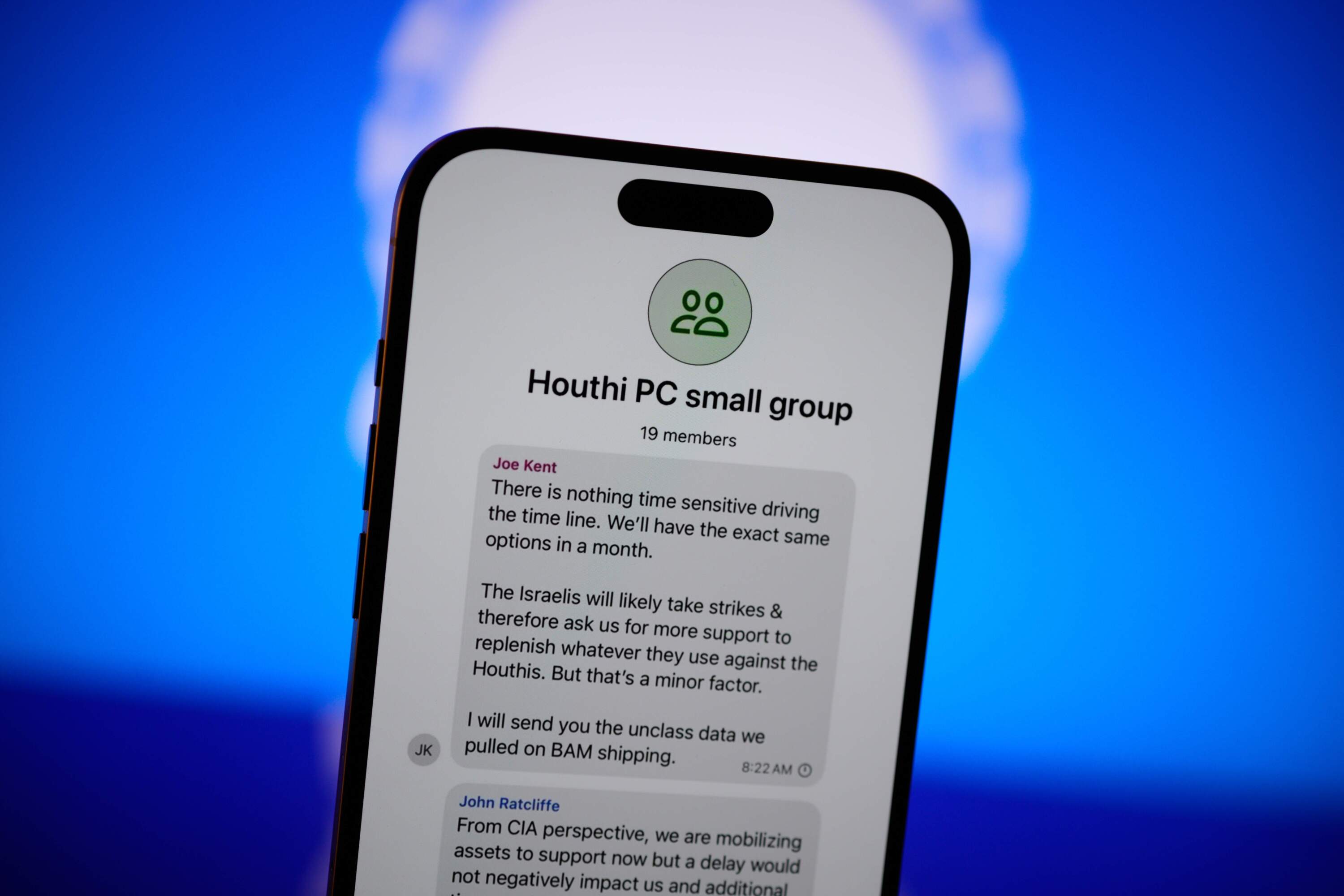 The Signal encrypted messaging application is seen on a mobile device in this illustration photo taken in Warsaw, Poland on 26 March, 2025. (Photo by Jaap Arriens/NurPhoto via Getty Images)
