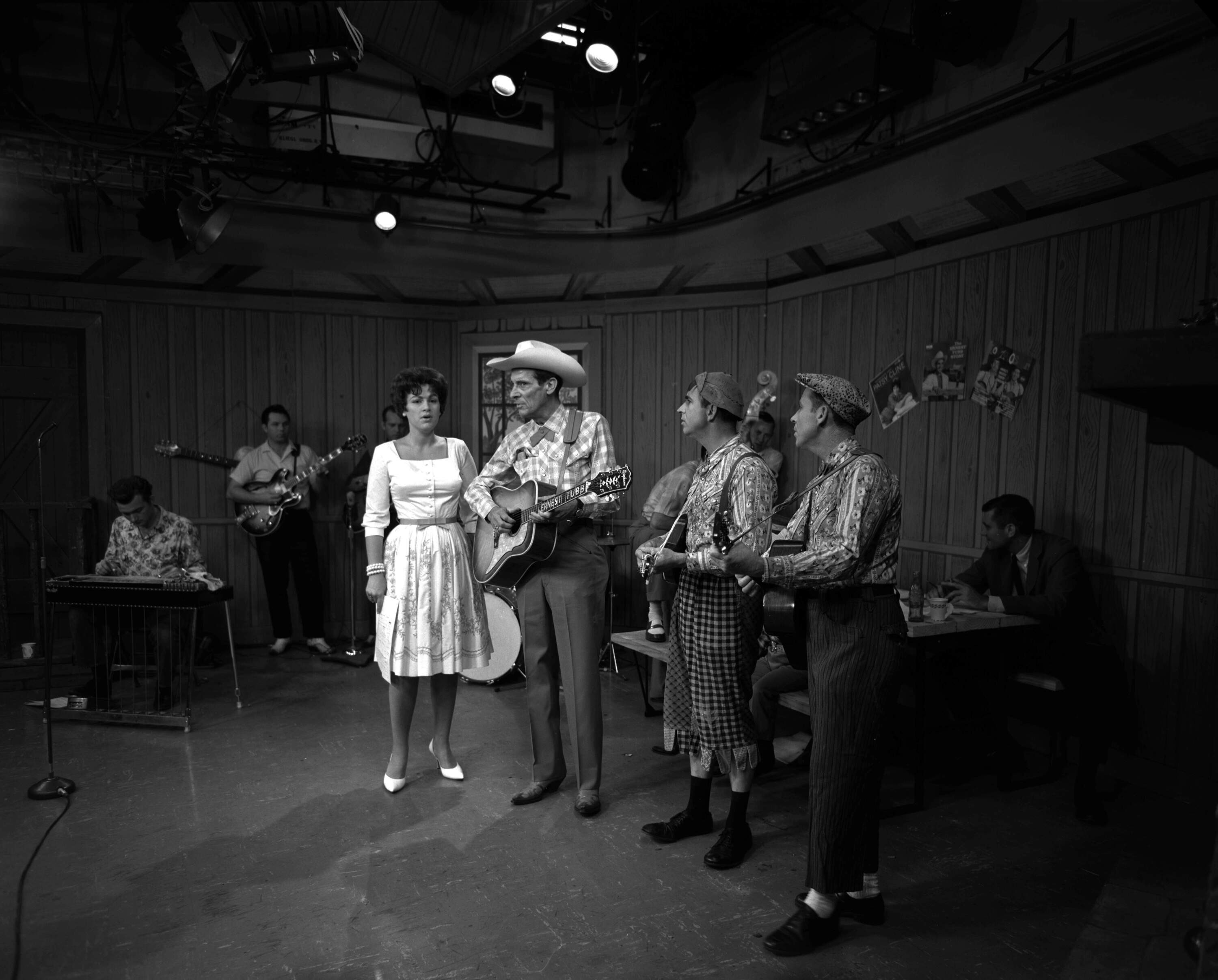 Patsy Cline at the Grand Ole Opry. (Courtesy of Les Leverett and the Grand Ole Opry archives)