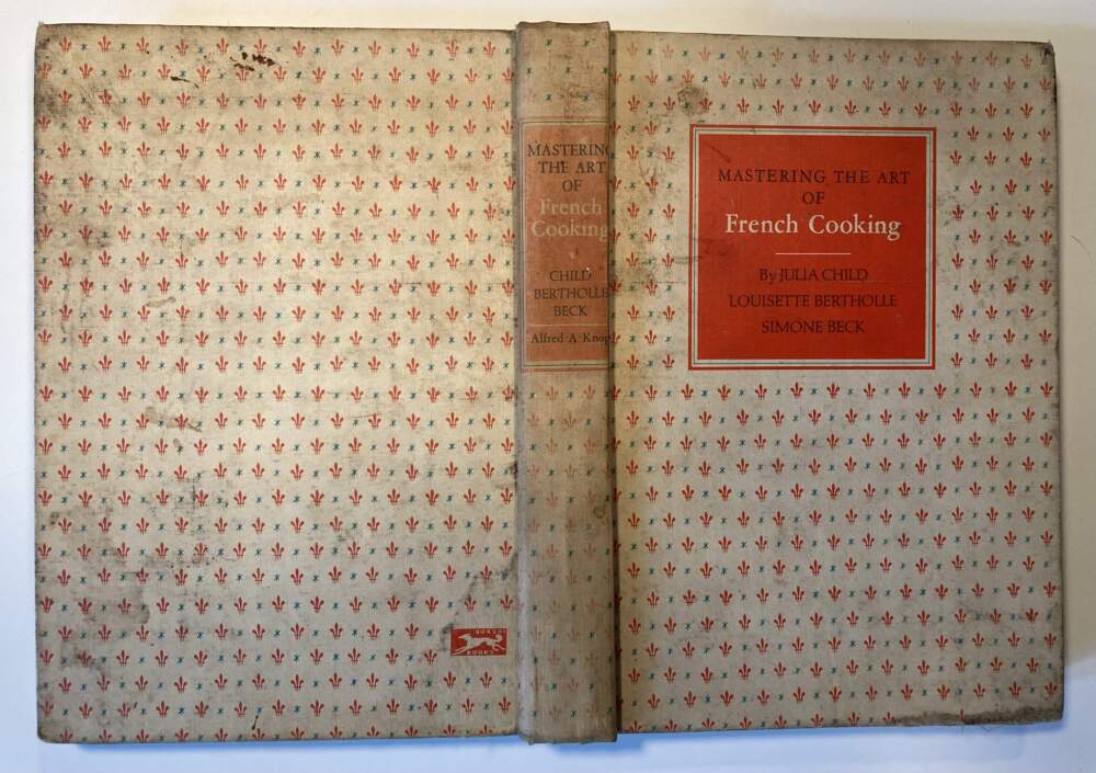 The author's mother's copy of "Mastering the Art of French Cooking." (Courtesy Ethan Gilsdorf)