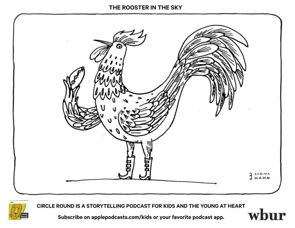 Rooster. (Sabina Hahn for WBUR)
