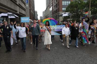 Pride, 'No Kings' combine in Boston march and festival
