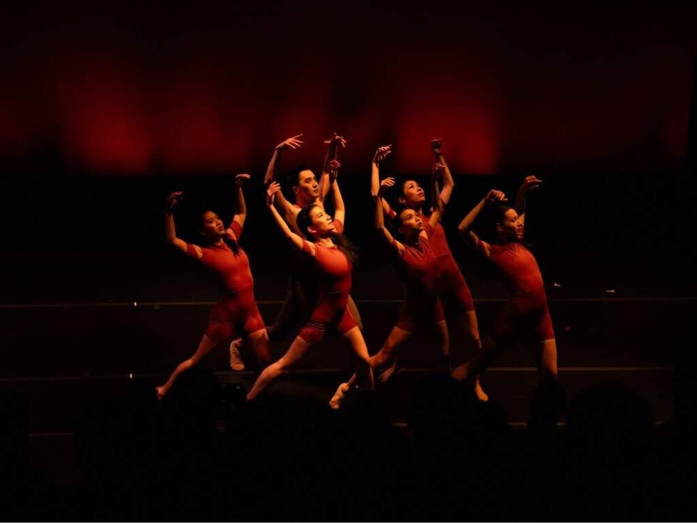 Asian American Ballet Project performing "On the Way" in June 2024. (Courtesy Olivia Moon Photography/Asian American Ballet Project)