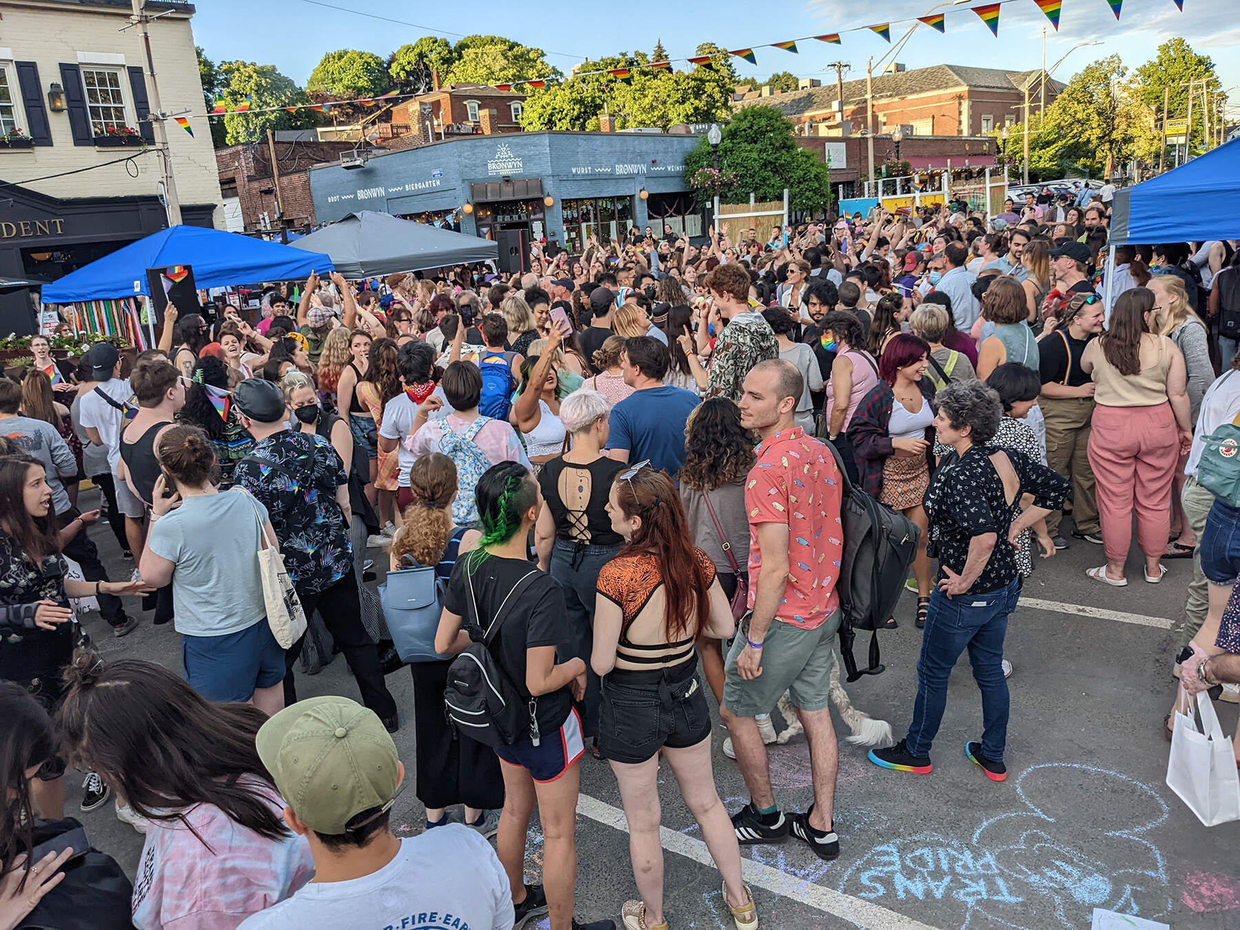 Big Gay Dance Party happens at Union Square. (CourtesyIaritza Menjivar)