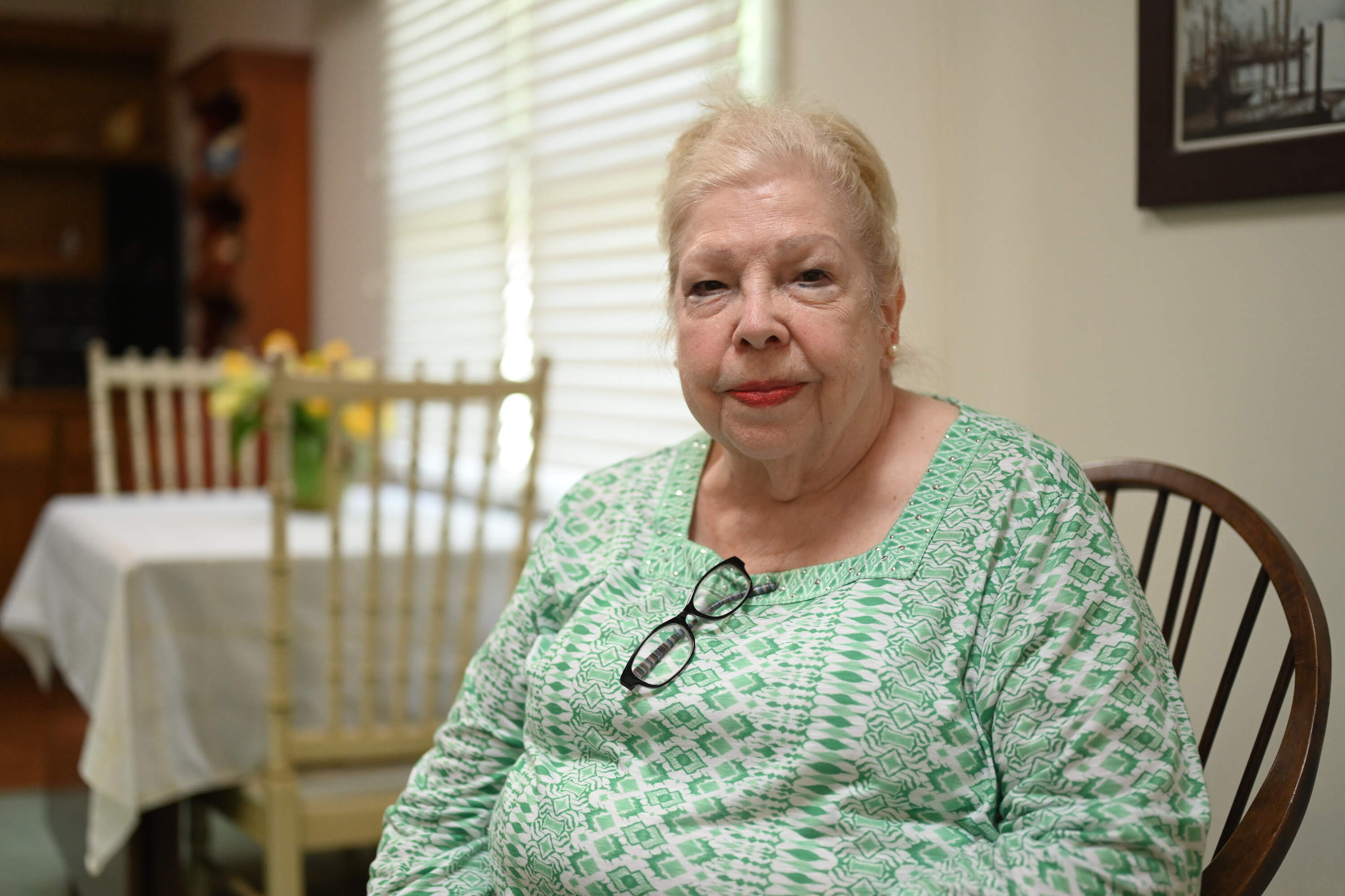Elaine Bonifield's family has owned land in the area going back to the 19th century. (Chris Bentley/Here &amp; Now)