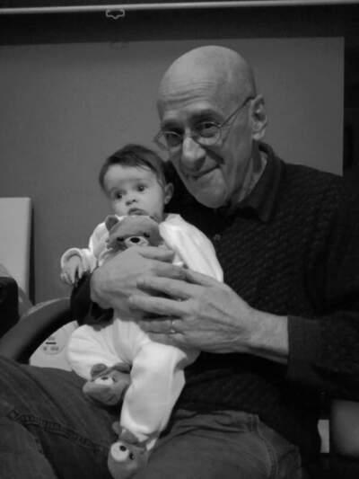 The author with his granddaughter, Lucia. (Courtesy Bob Brody)