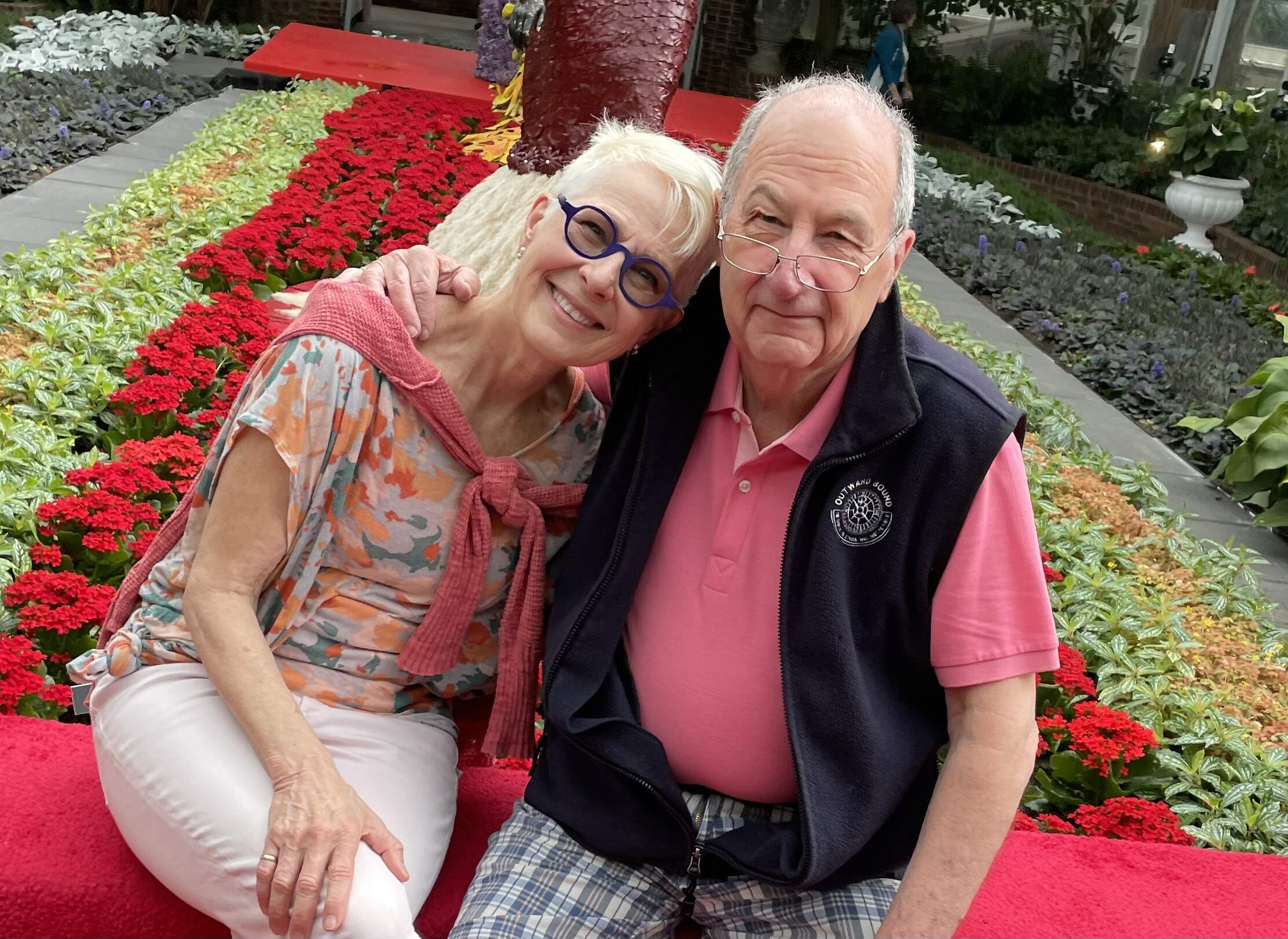 The author and her other half, Peter. (Courtesy Linda Button)