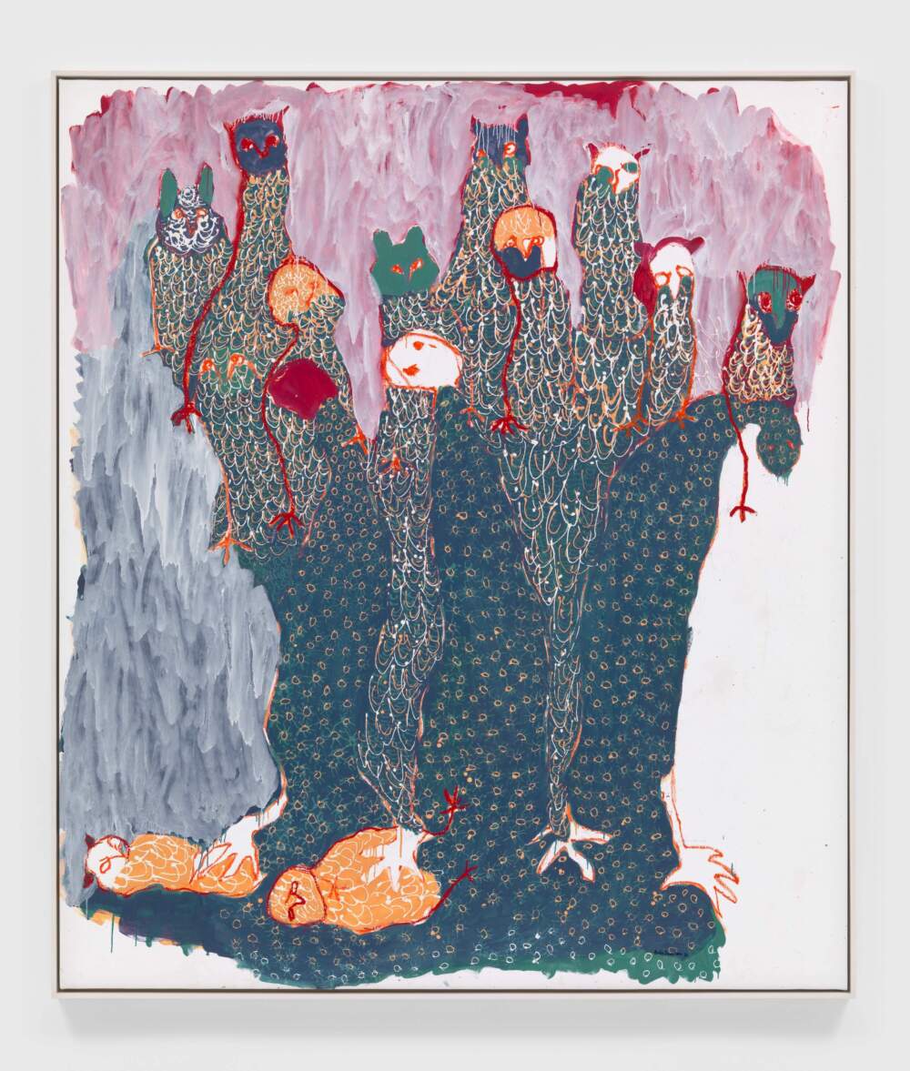 Portia Zvavahera, "Ndirikukuona (I can see you)," 2021. (Courtesy the artist; Stevenson and David Zwirner)