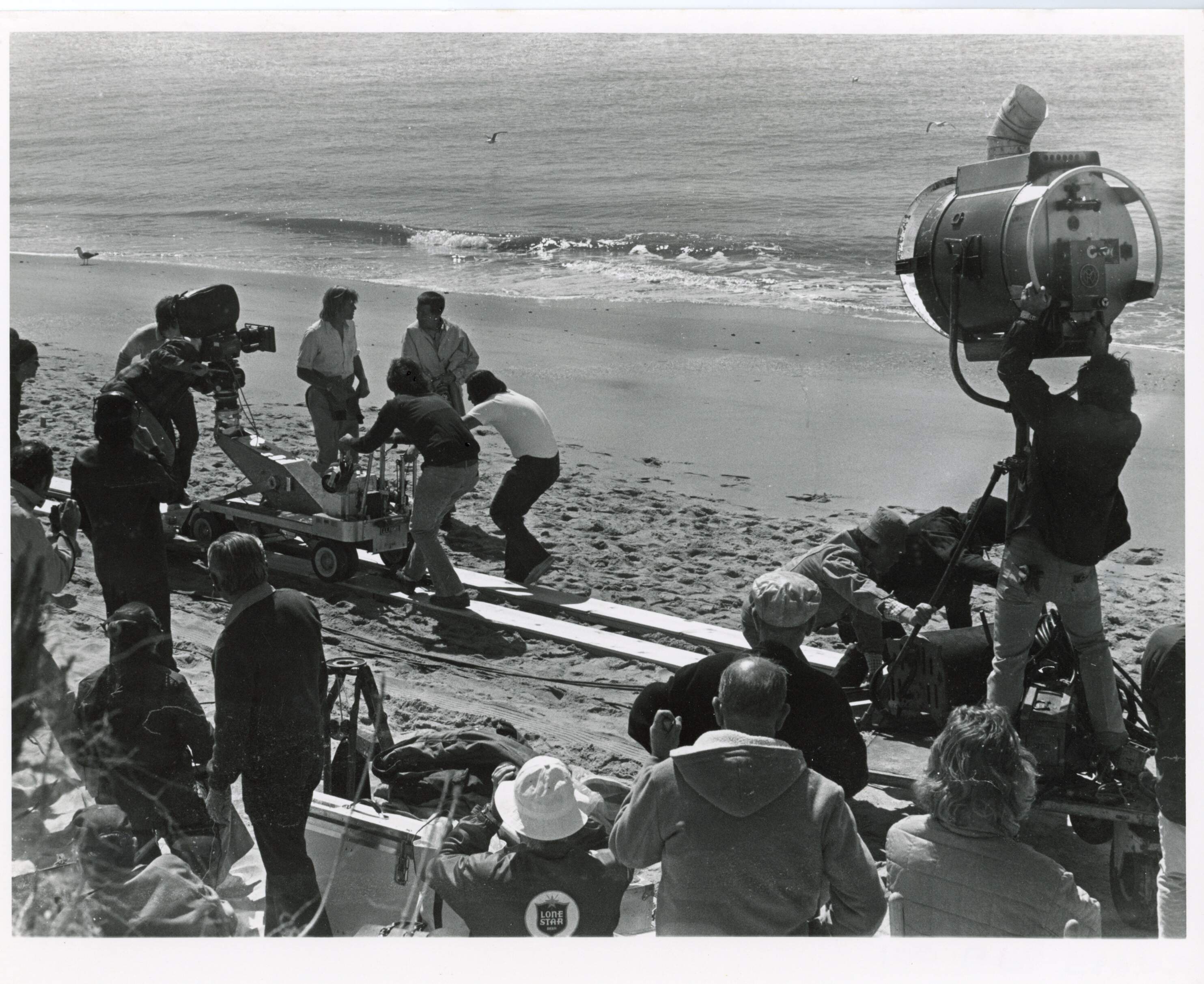 Steven Spielberg filmed "Jaws" at various locations across Martha's Vineyard in 1974. (Courtesy Martha's Vineyard Museum/photo by Edith Blake)