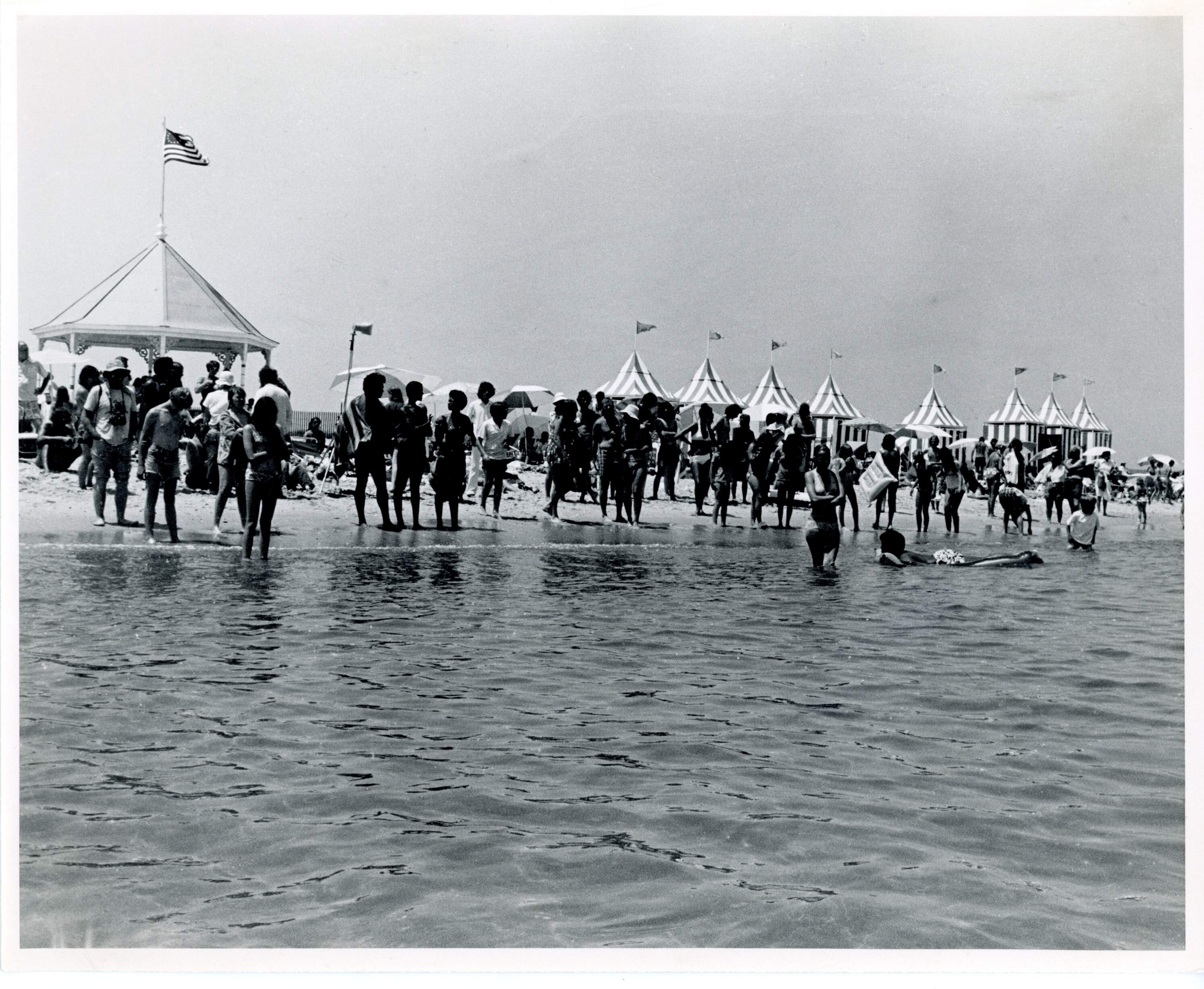 Many island residents played extras in the film's beach scenes. (Courtesy Martha's Vineyard Museum/photo by Edith Blake)