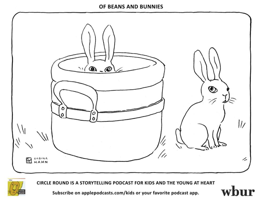 Two bunnies. (Sabina Hahn for WBUR)