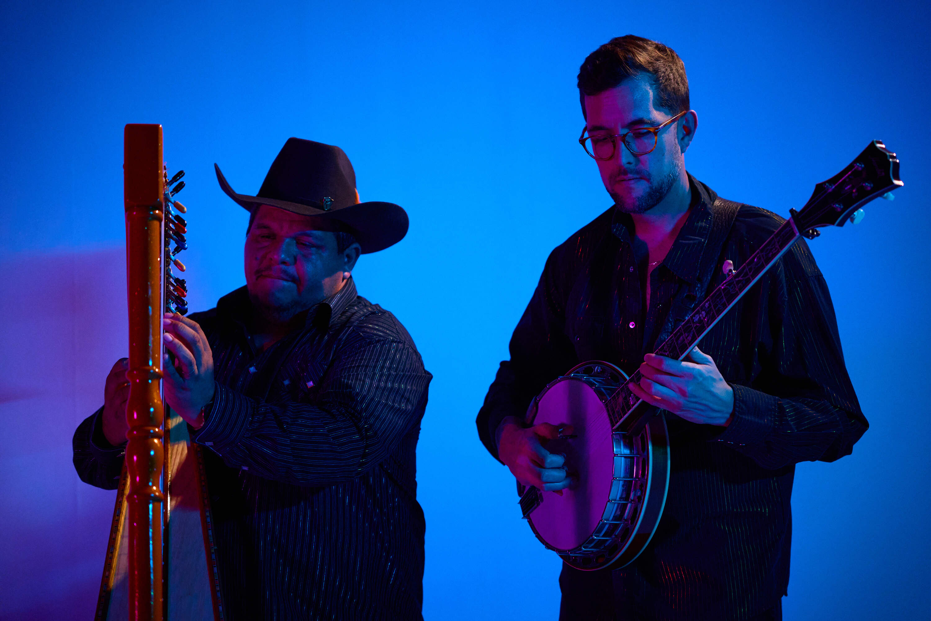 Larry & Joe play a musical fusion that they call "good for the people." (Courtesy of Andy Glasbear)
