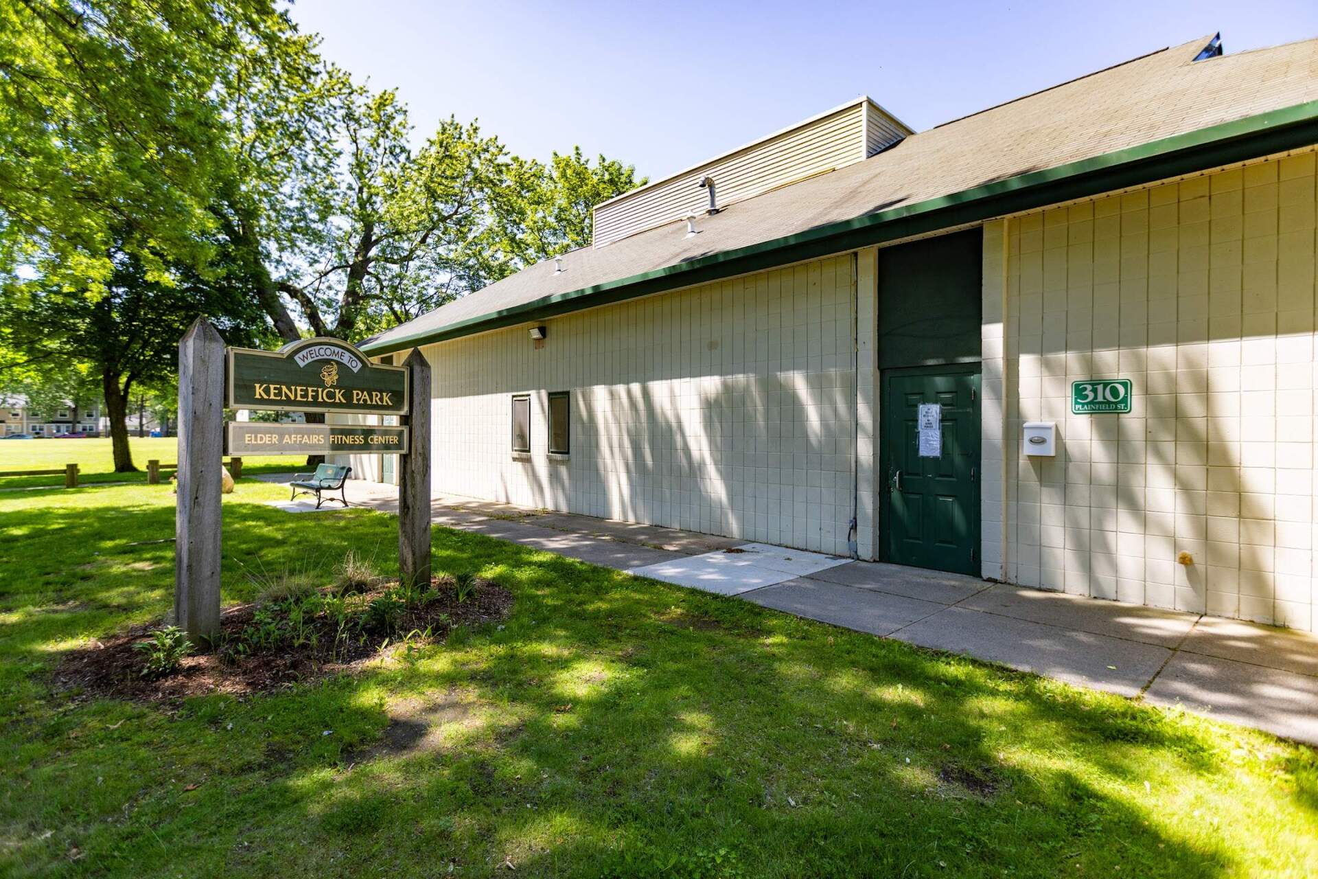 The Kenefick Park Elder Affairs Fitness Center that was slated to be upgraded to geothermal energy with the $20 million EPA grant. (Jesse Costa/WBUR)