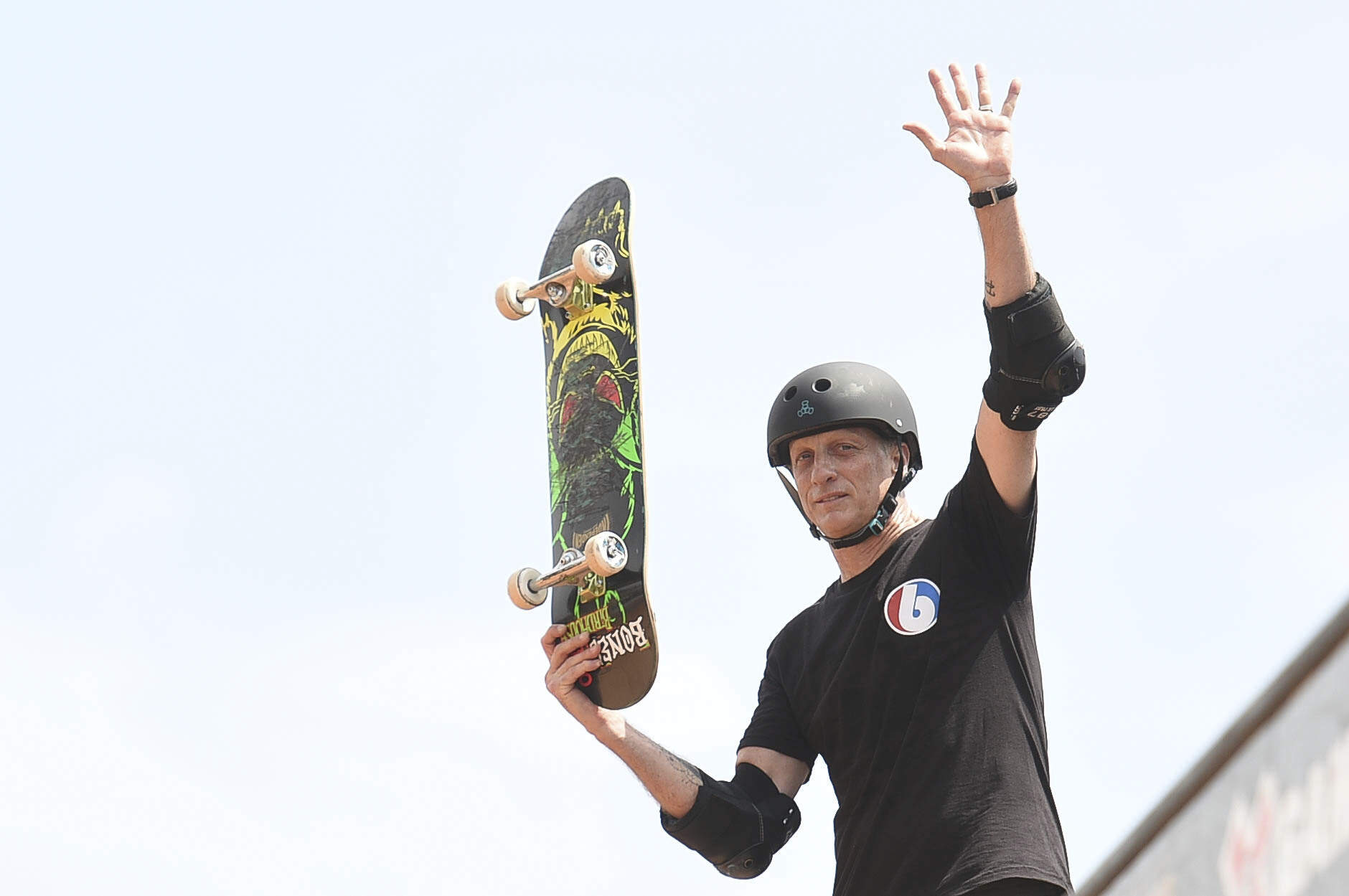 Tony Hawk attends the X-Games on Sunday, July 23, 2023, at the Ventura County Fairgrounds in Ventura, Calif. (Richard Shotwell/Invision/AP)