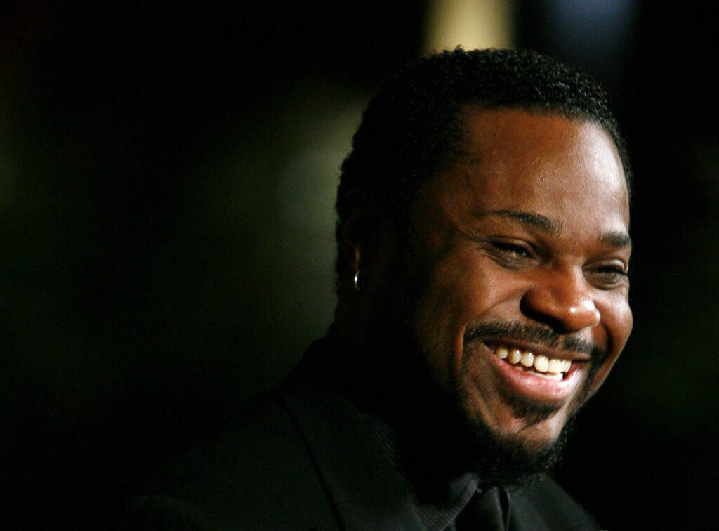 Malcolm-Jamal Warner is seen on the red carpet at the Mark Twain Prize for American Humor, honoring Bill Cosby, on Oct. 26, 2009. (Jacquelyn Martin, File/AP)