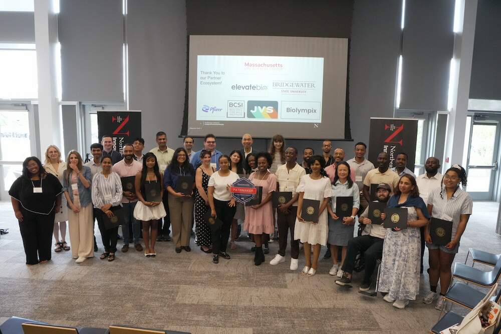 The graduating Pathmaker class at Northeastern (Courtesy of Northeastern University, College of Professional Studies)