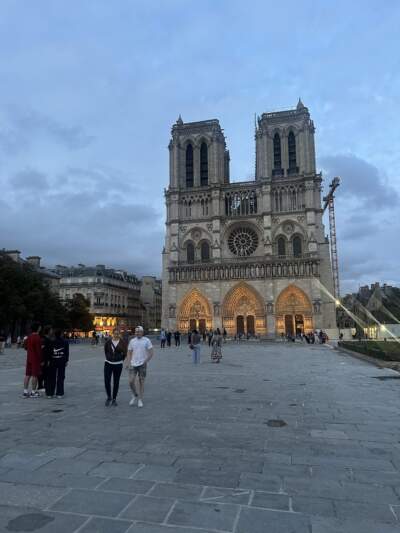 Notre Dame, in Paris, on July 16. (Courtesy Cloe Axelson)