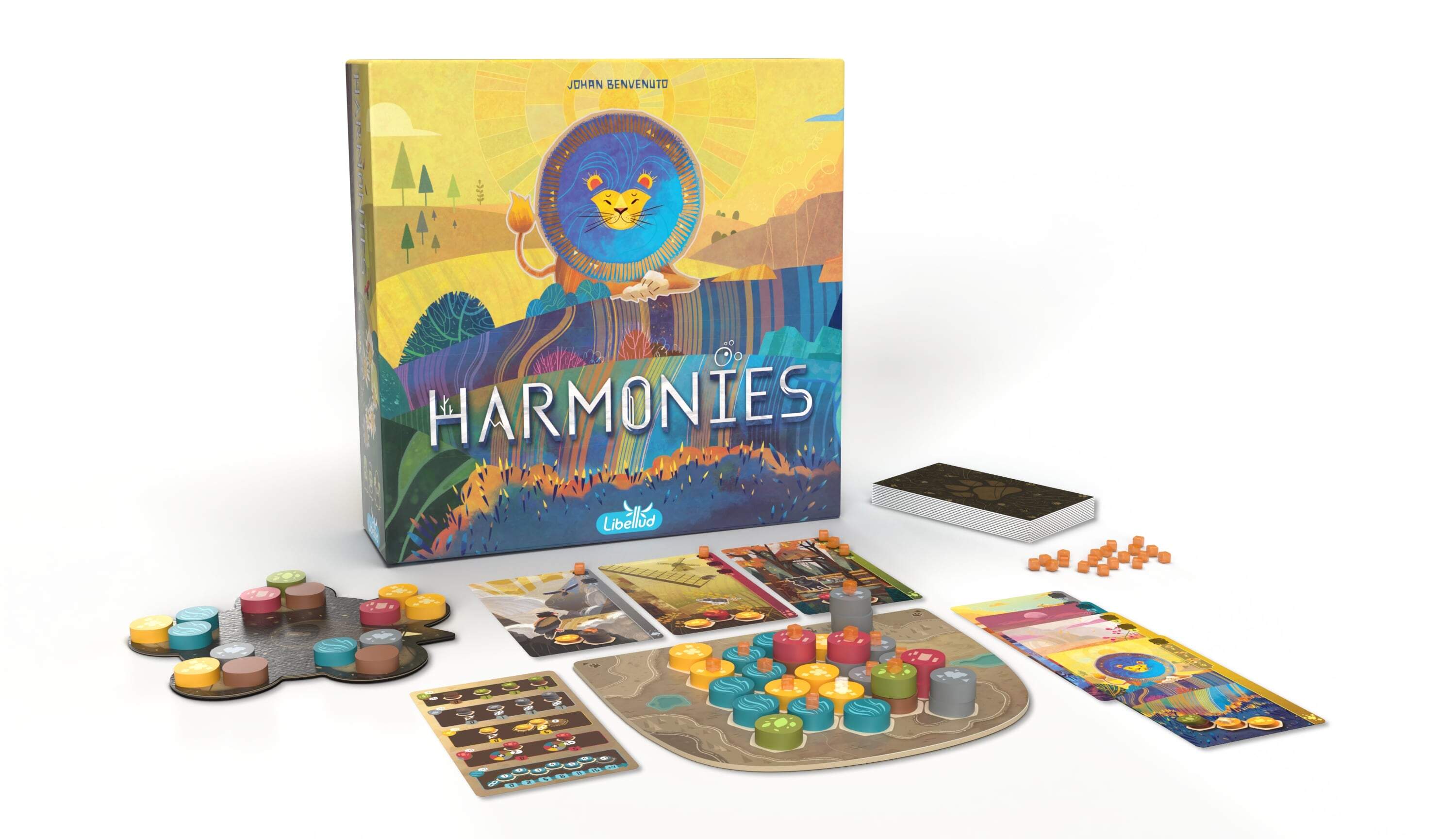 &quot;Harmonies&quot; and its many gorgeous components. (Courtesy of Libellud)
