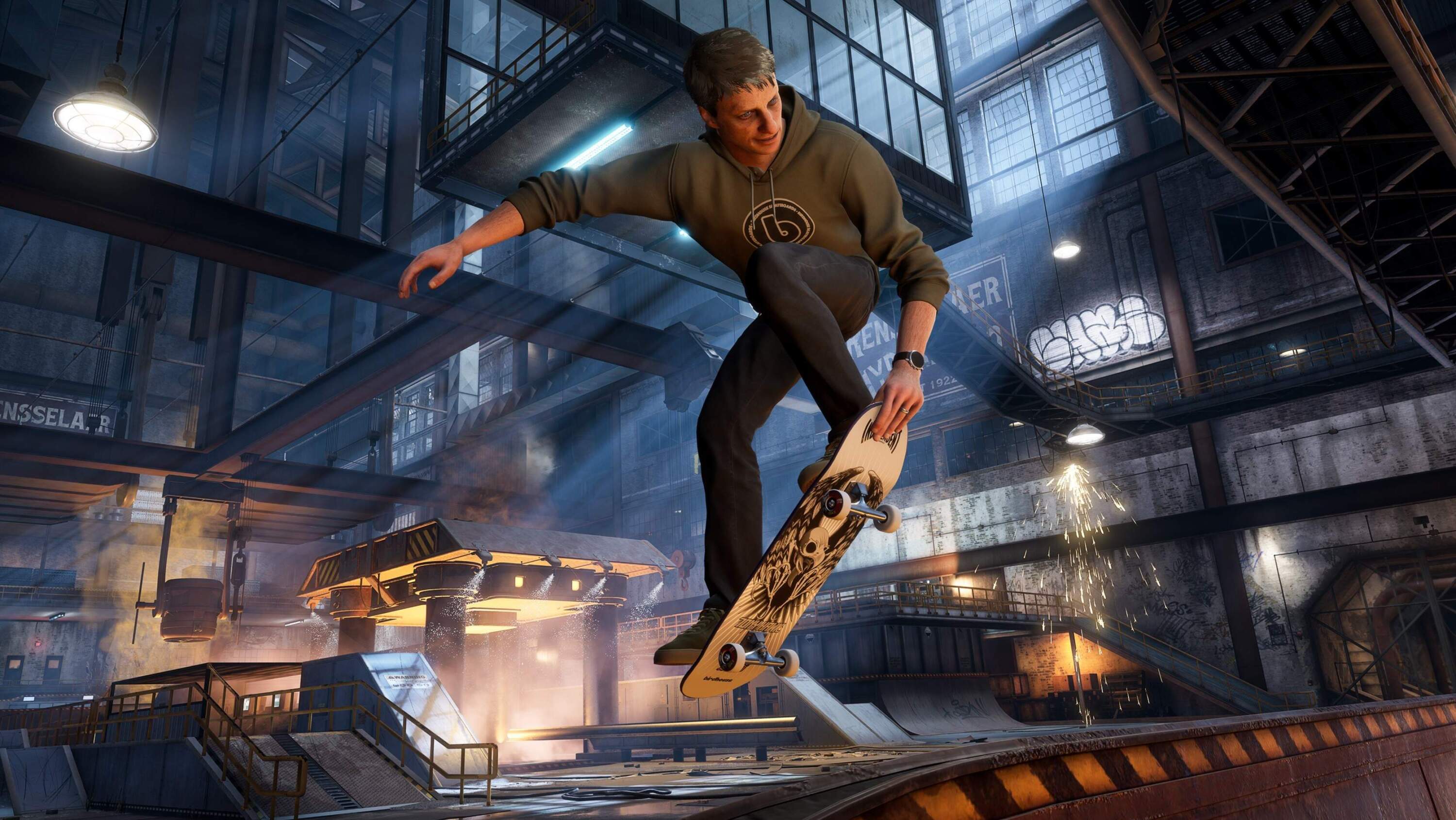 Tony Hawk, as represented in "Pro Skater 3+4." (Courtesy of Activision)
