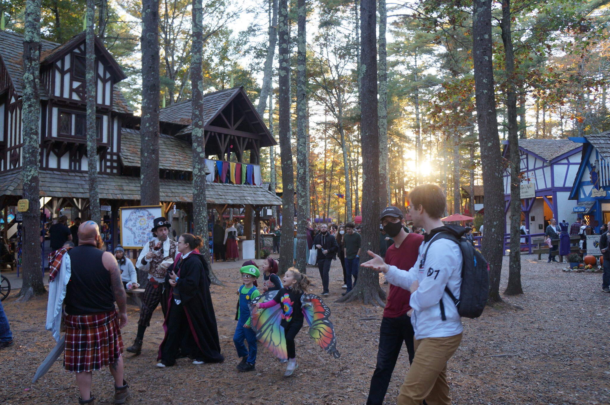 People walk at the King Richard's Faire in Carver. (Courtesy of Julie Dennehy/King Richard's Faire)