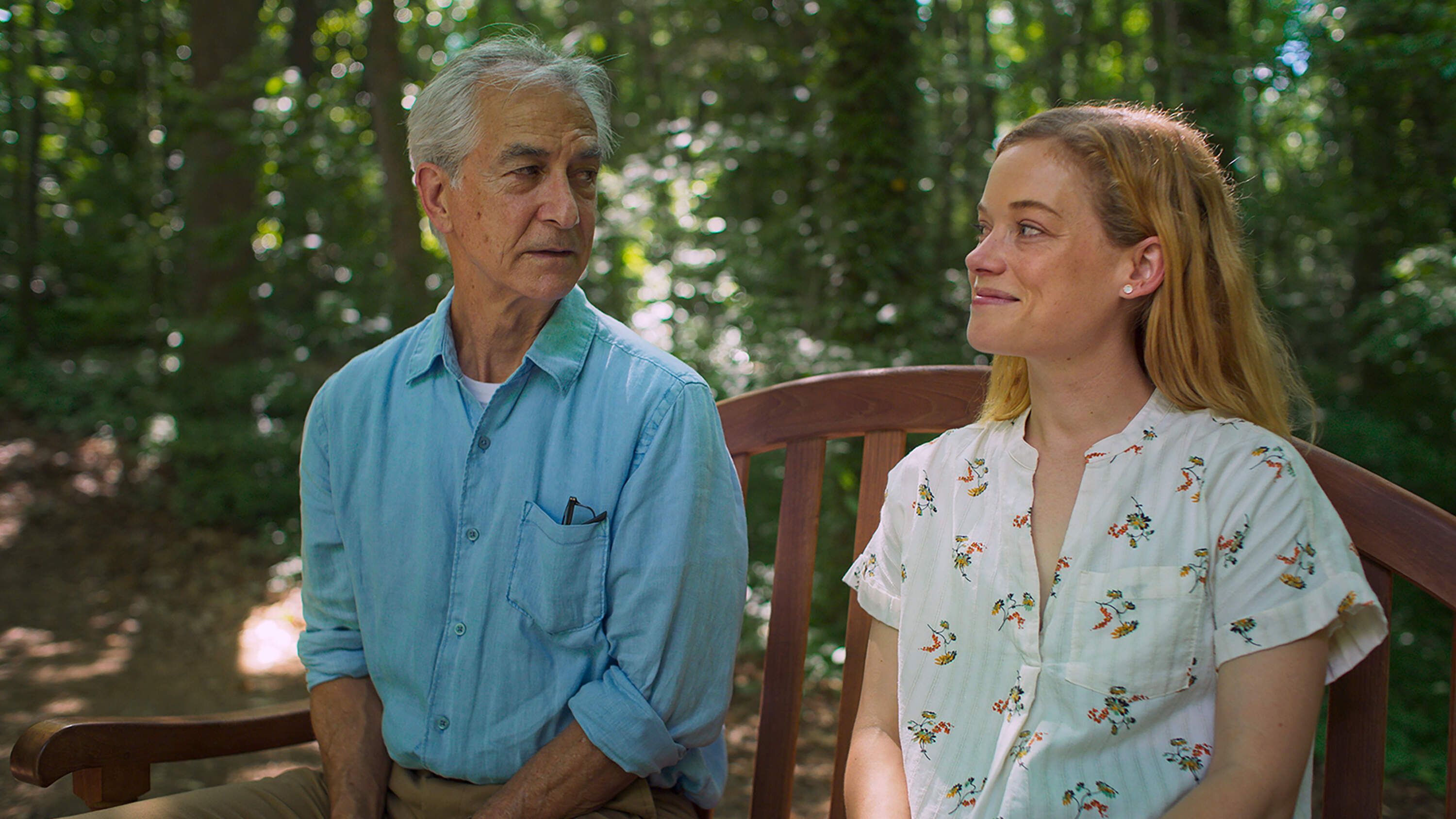 David Strathairn and Jane Levy in "A Little Prayer." (Courtesy of Music Box Films)