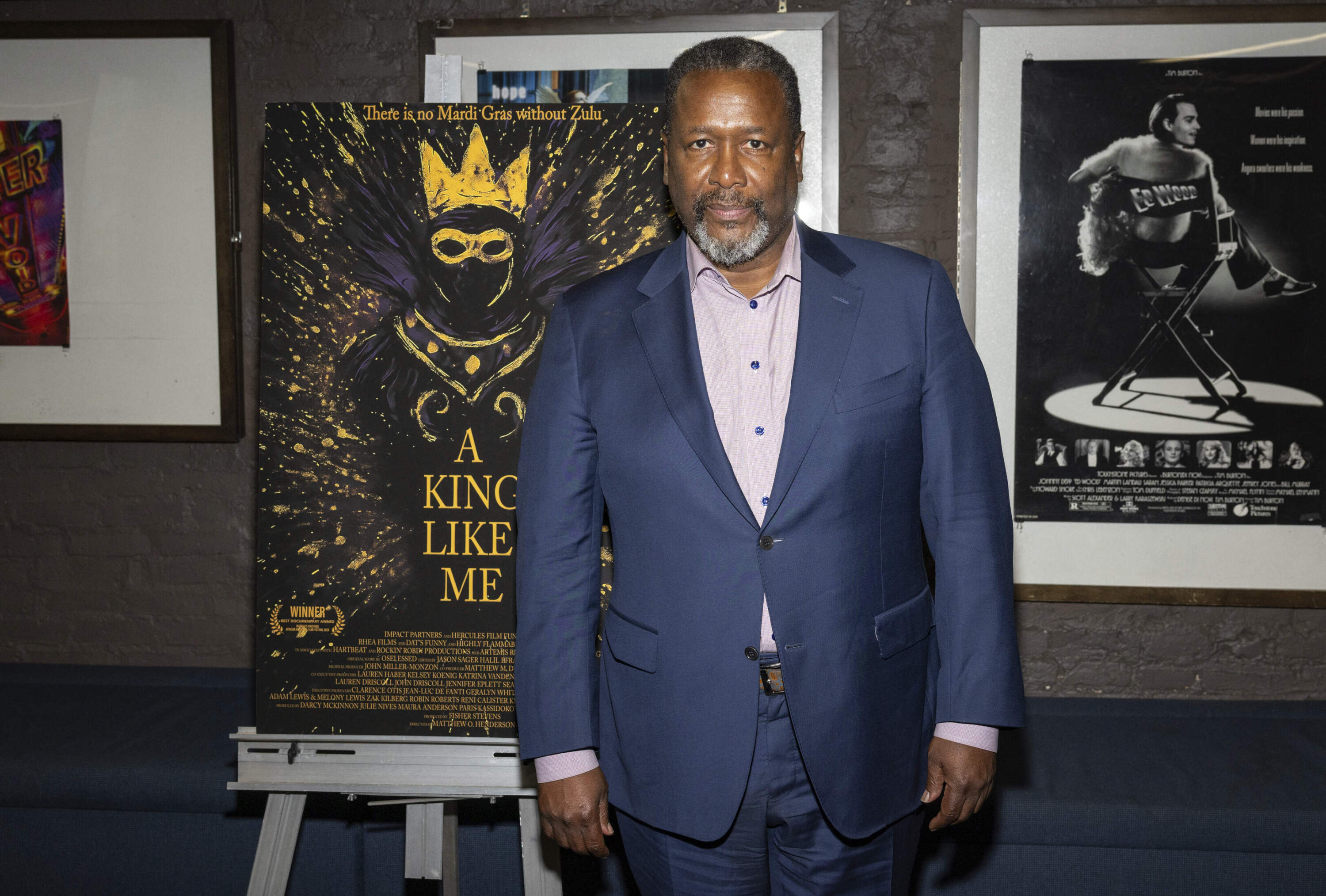 Wendell Pierce attends the premiere of Netflix's "A King Like Me" at the IFC Center on Monday, June 16, 2025, in New York. (CJ Rivera/Invision/AP)