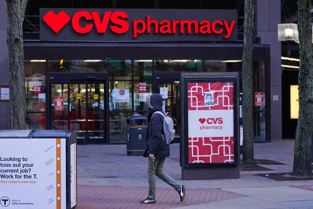 A CVS Pharmacy store, Thursday, Nov. 17, 2022, in Boston. (Charles Krupa/AP File)