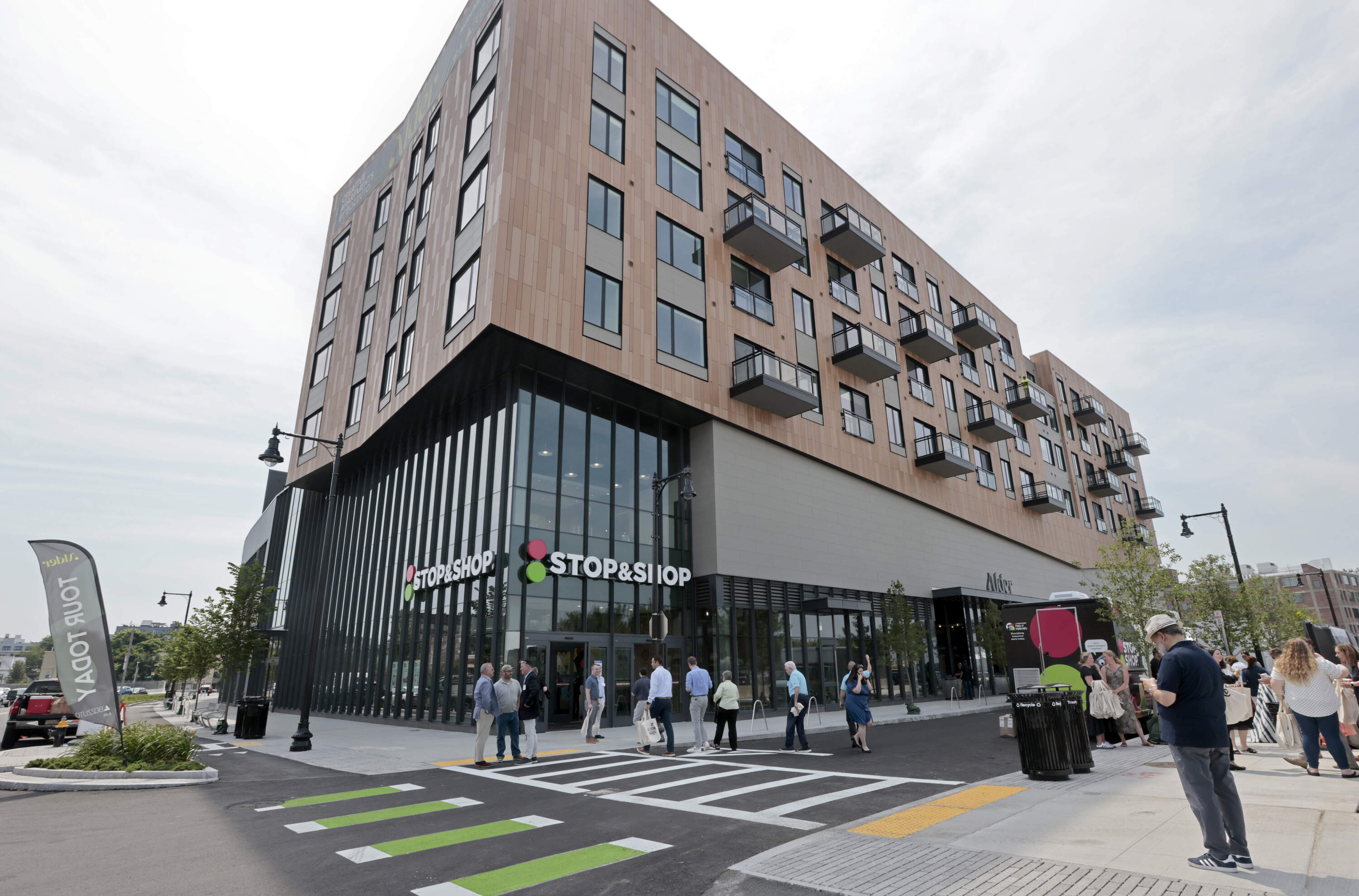 A new Stop & Shop pictured before its June 2024 opening in Boston's Allston-Brighton neighborhood.
